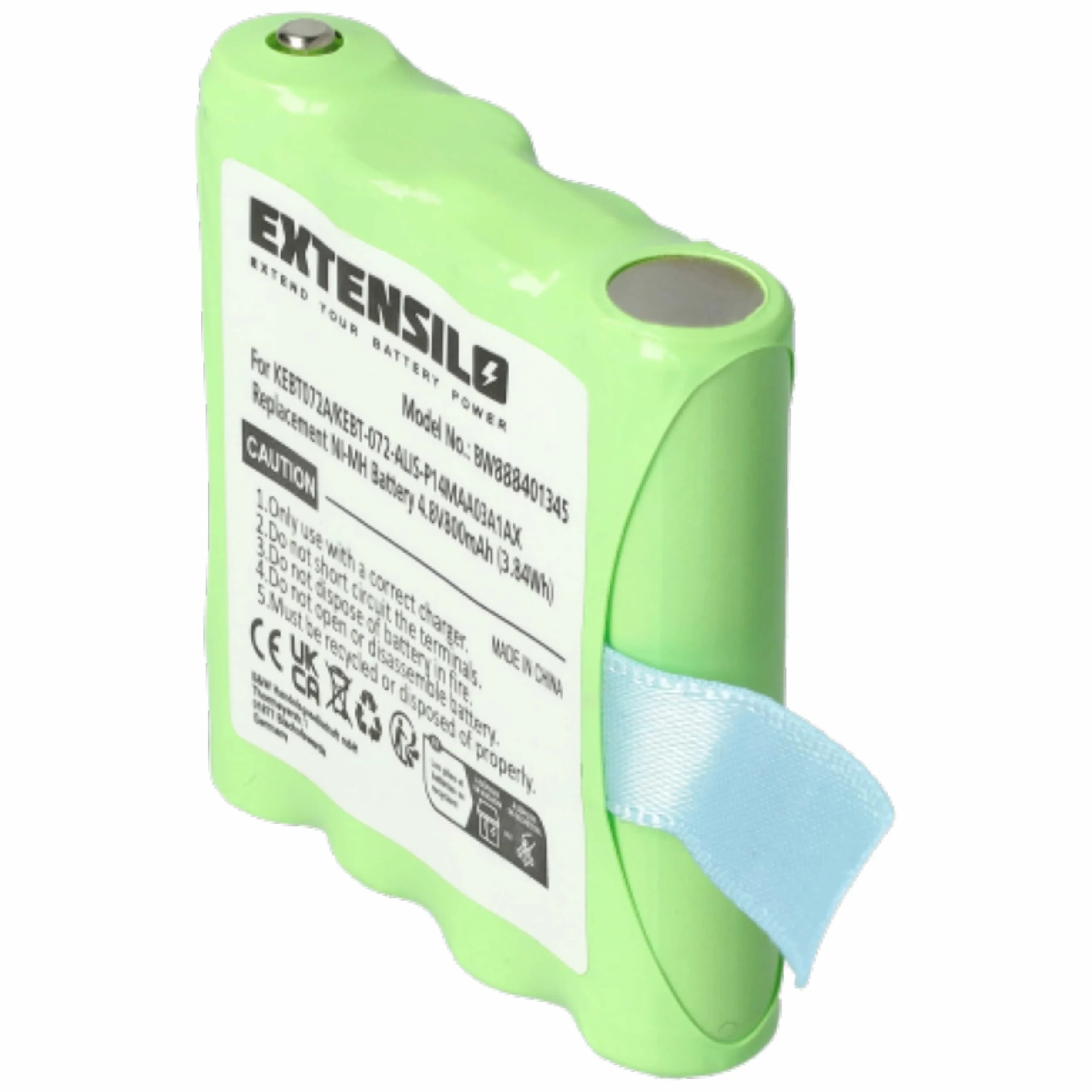 2 x akumulator kompatybilny z Motorola TLKR T81, T41, T4, T5, T50, T6, T3, T80, T60, T61, T7, T8, krótkofalówka (800 mAh, 4,8 V, NiMH)