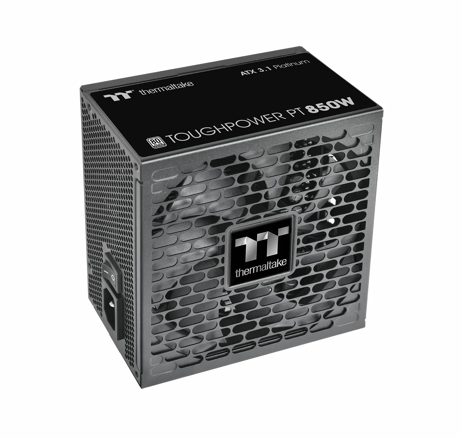 Thermaltake Toughpower PT 850W | ATX 3.1 | PCIe 5.1 12+4-Pin-Anschluss| geräuscharmer 135mm-Lüfter | Low Profile Kabel | 80Plus Platin | Modulares Netzteil | Black