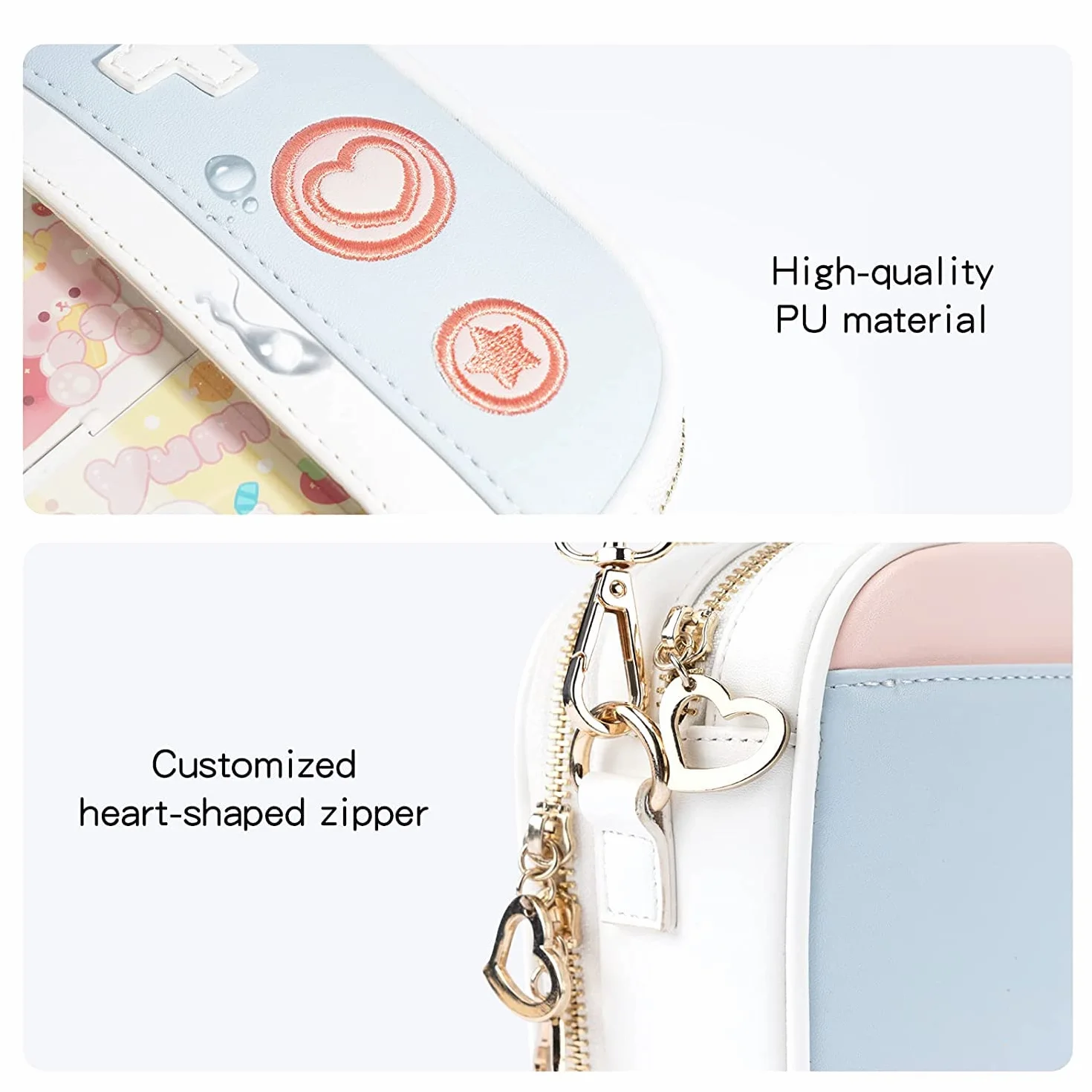 GeekShare Play Game Crossbody Torba do przenoszenia Kompatybilna z Nintendo Switch/Switch OLED - Portable Hardshell Smukły futerał podróżny Fit Switch Konsola i akcesoria do gier