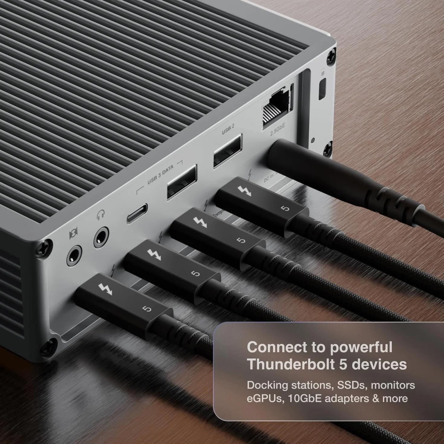 CalDigit Thunderbolt 5 (USB-C) kabel Pro (pleciony 1,0 m)