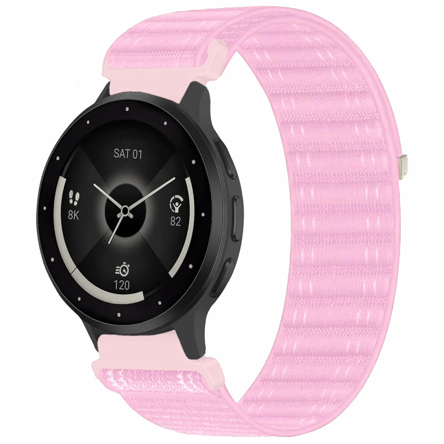 18mm Nylon pasek Dotyczy Garmin Venu 4 41mm/Venu 2S/3S/Vivoactive 4S/Vivomove 3S Sport pasek,kompatybilny Fossil Ladies Gen 6/5E/4/3 kobiety mężczyźni