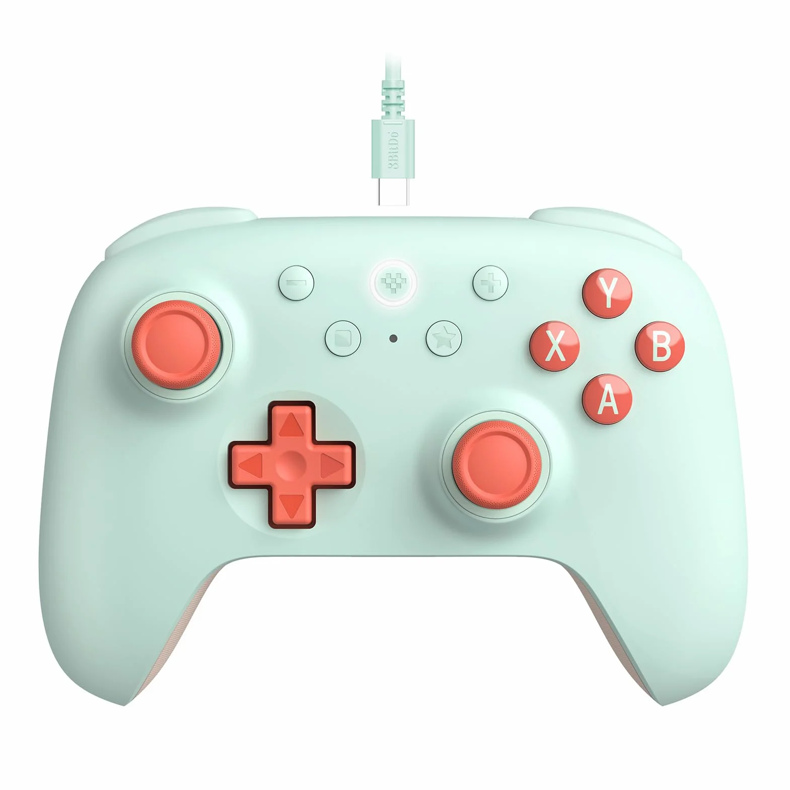 8Bitdo Ultimate przewodowy kontroler 2C do PC i Android, 1000 Hz, joysticki Halla, wyzwalacze Halla