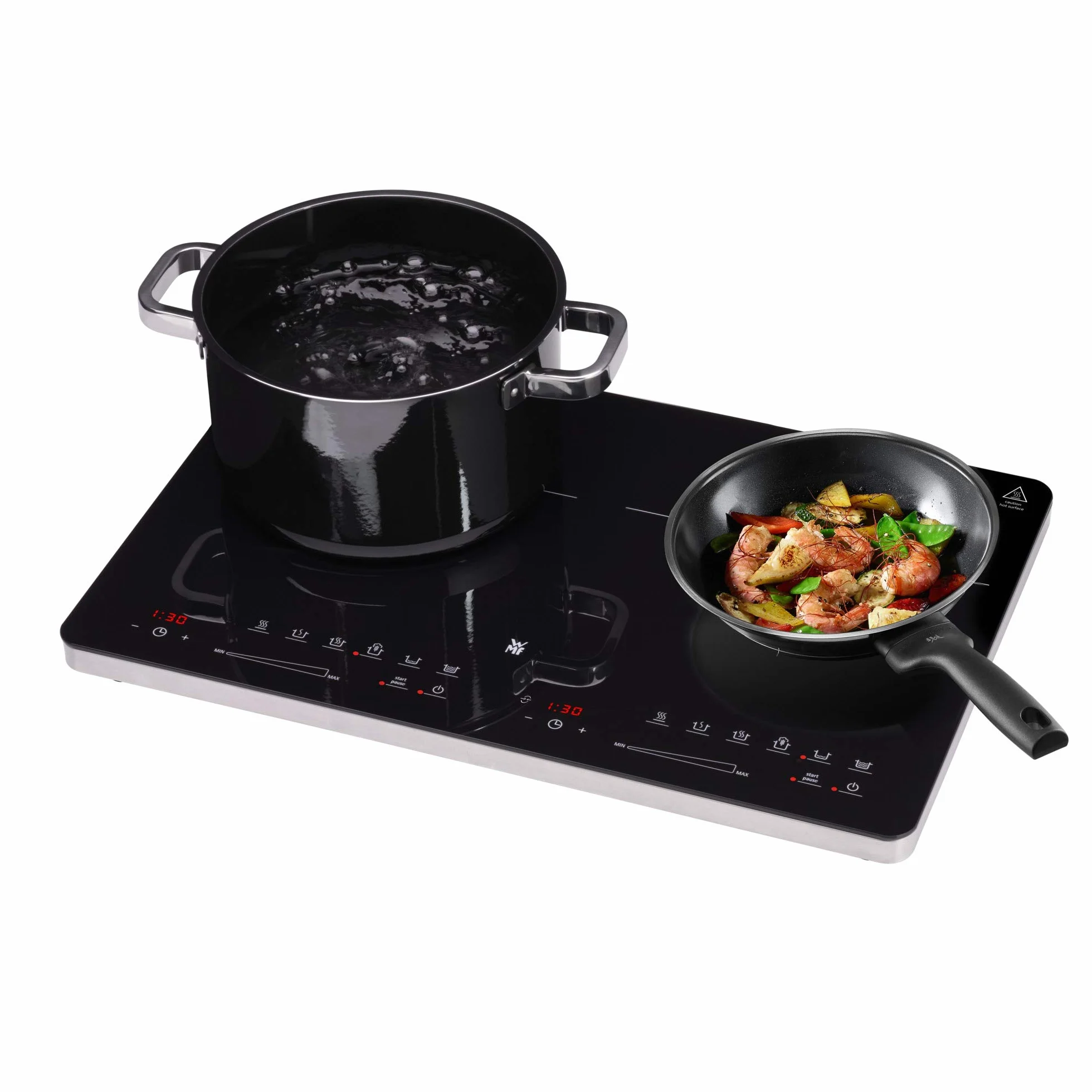 WMF Kult X podwójna płyta indukcyjna 3500 W ceramika szklana 28 cm