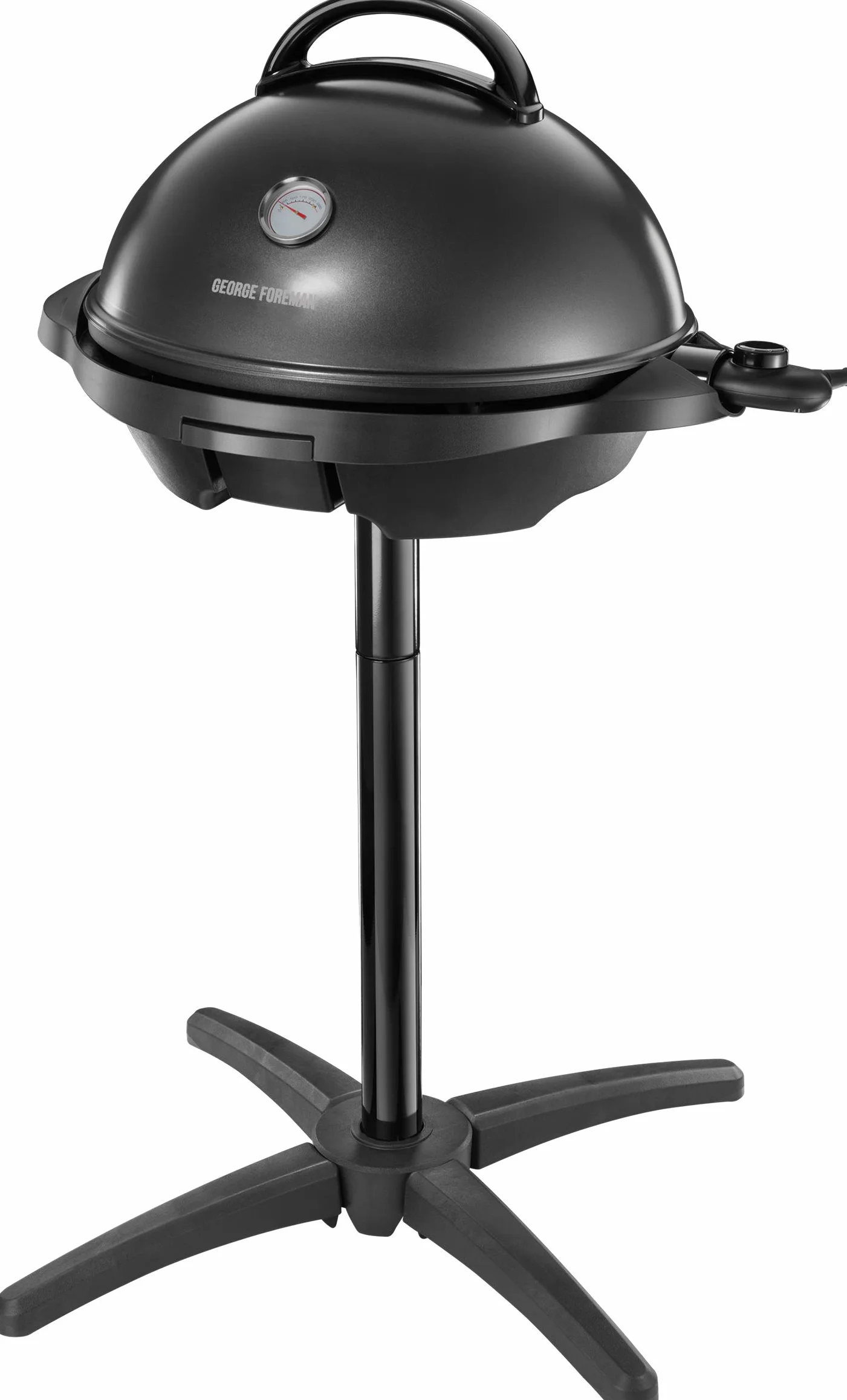 George Foreman Grill elektryczny 2400W 1500cm² nieprzywierający regulacja temperatury czarny