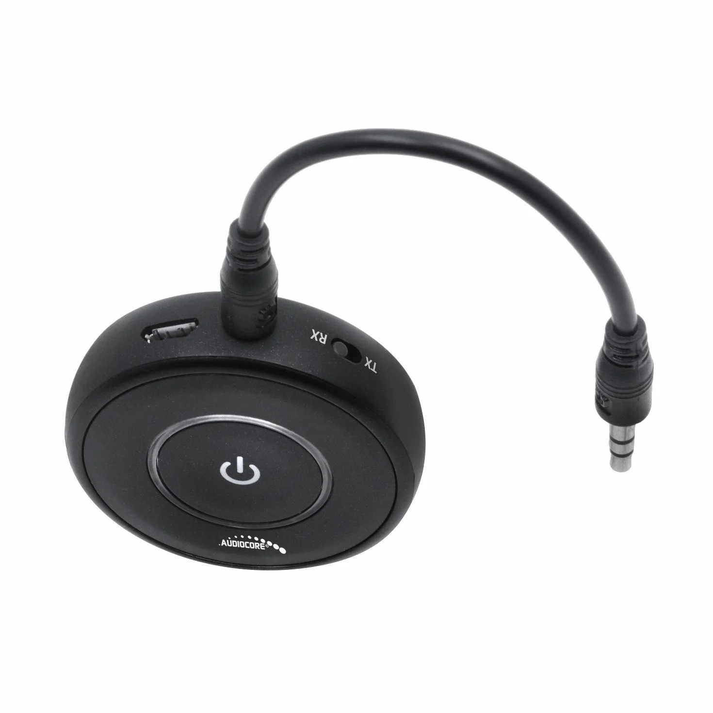 Audiocore AC820 Adapter Bluetooth 2 w 1, Nadajnik, Transmiter, USB, Odbiornik Audio Apt-X -chipset CSR, Częstotliwość: 2.402 GHz do 2.480 GHz, Kabel Audio Jack 3.5