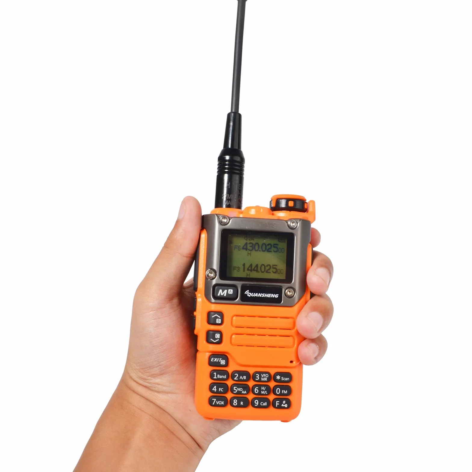 HYS Antena radiowa 27 MHz CB, kompatybilna z radtelem Quansheng UV-K5 UV-K6 TK-11 (5) 11(8), Sma-Female, antena kompatybilna z Radtel RT-880 RT880G RT-920, 42 cm