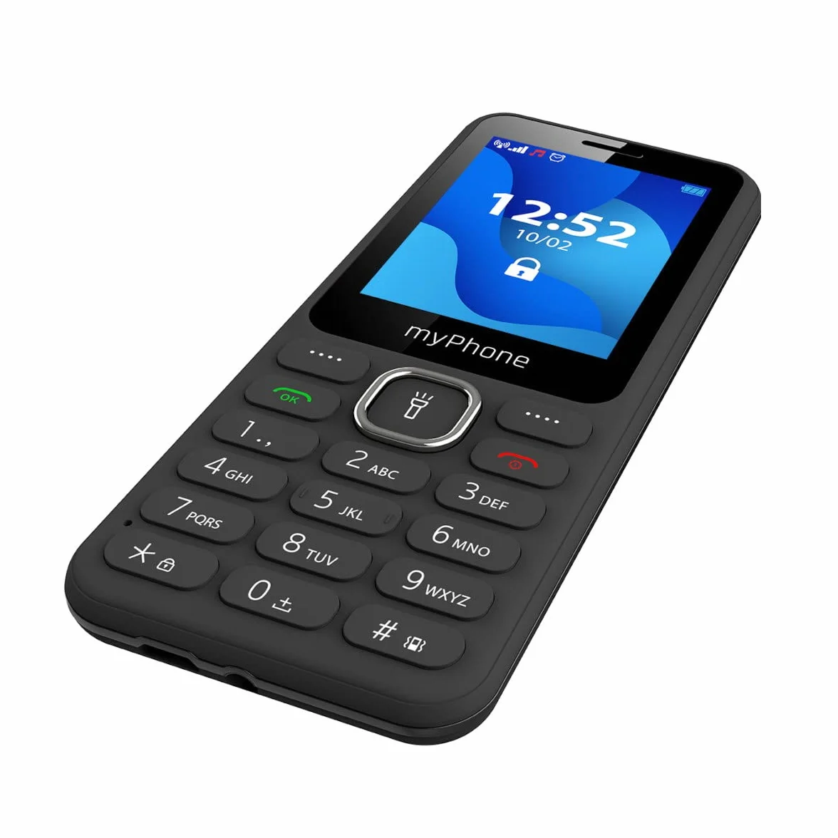MP myPhone 6320 Telefon klasyczny, czarny