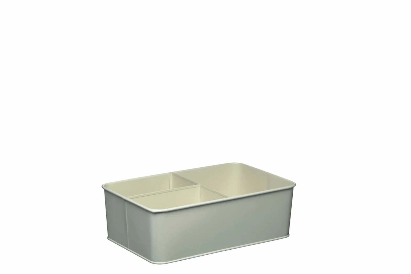 KitchenCraft Living Nostalgia Pojemnik na Środki Czystości Metal 32x32x22 cm Kremowy