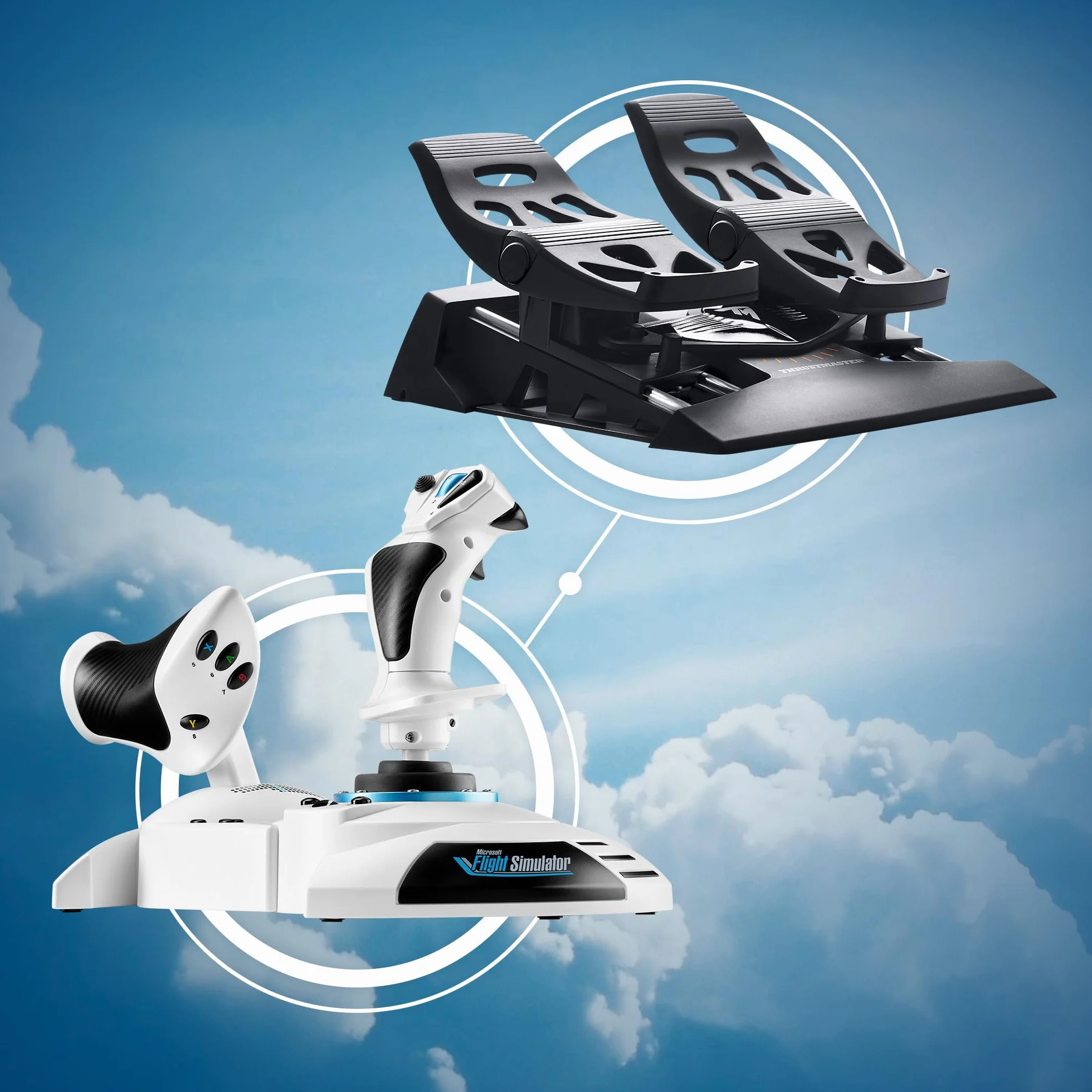 Thrustmaster T.Flight Hotas One Microsoft Flight Simulator Edition - oficjalną licencją Microsoft Flight Simulator na Xbox Series X|S i PC