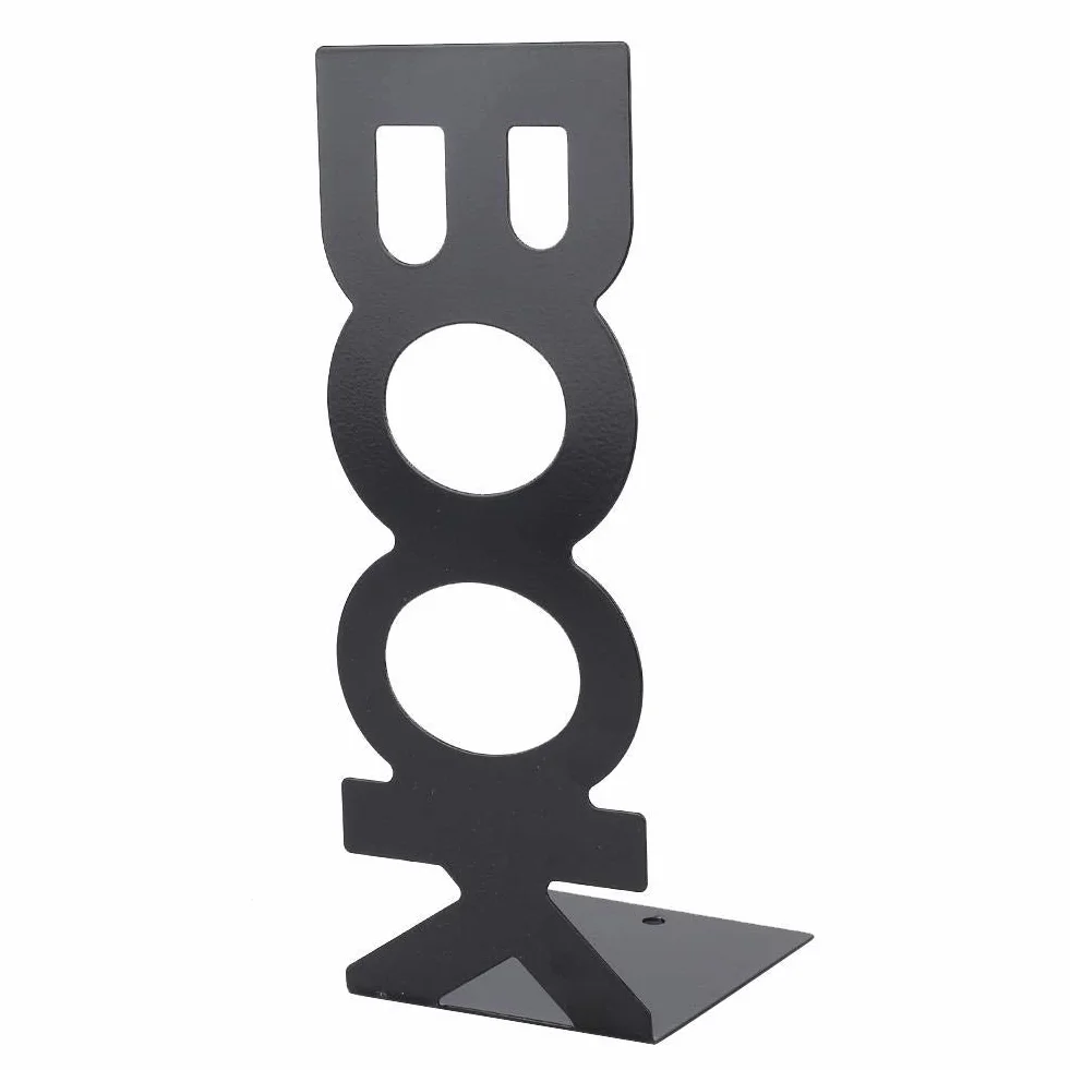 Metalowa podpórka do książek 208 mm, organizator biurowy, dekoracja stołu