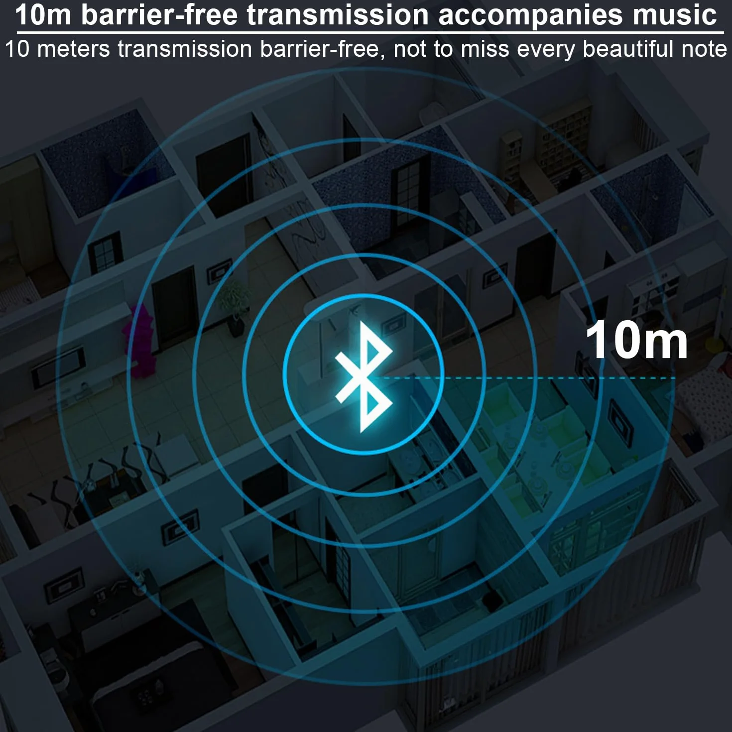 Nizirioo Adapter Bluetooth 5.0: bezprzewodowy transmiter 2 w 1, wtyczka jack 3,5 mm, USB do samochodu, TV, PC, muzyki, słuchawek, głośników, Plug and Play