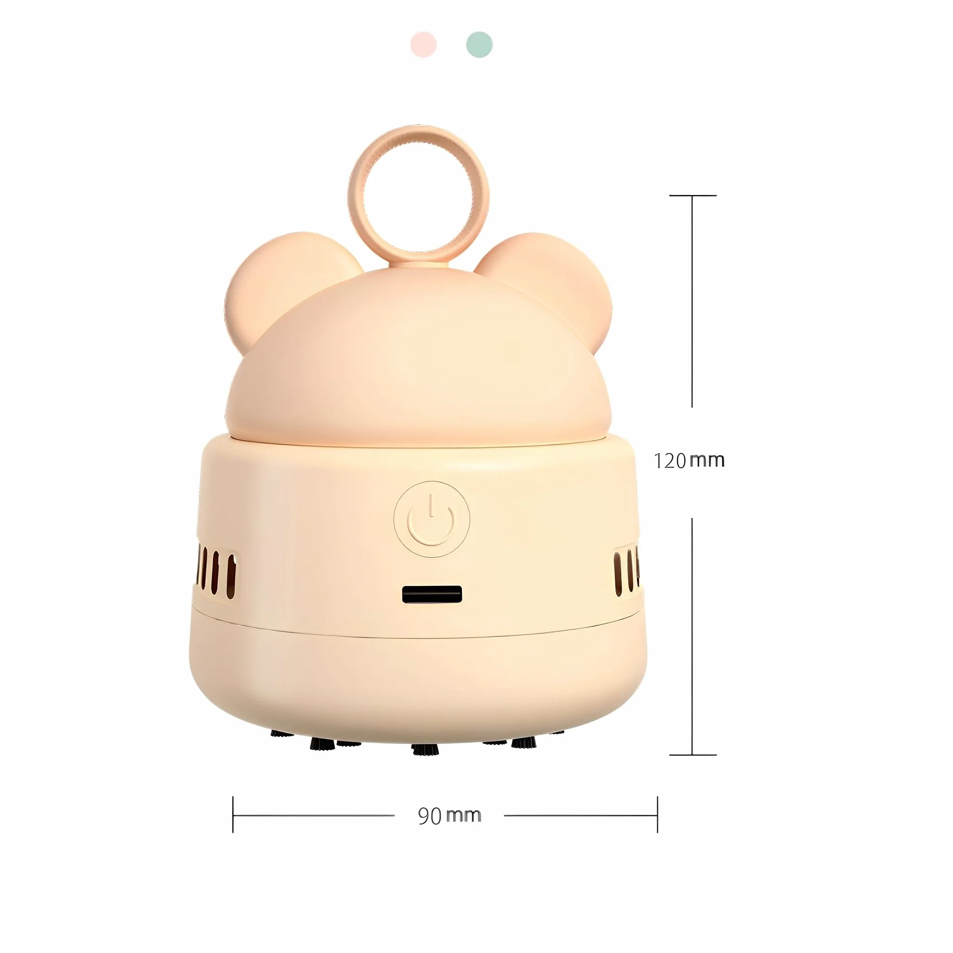 WYFCR Mini odkurzacz stołowy, mini odkurzacz, ładowany przez USB, przenośny, bezprzewodowy odkurzacz stołowy do czyszczenia okruchów, moc ssania, odkurzacz do biurka, gospodarstwa domowego, biura i