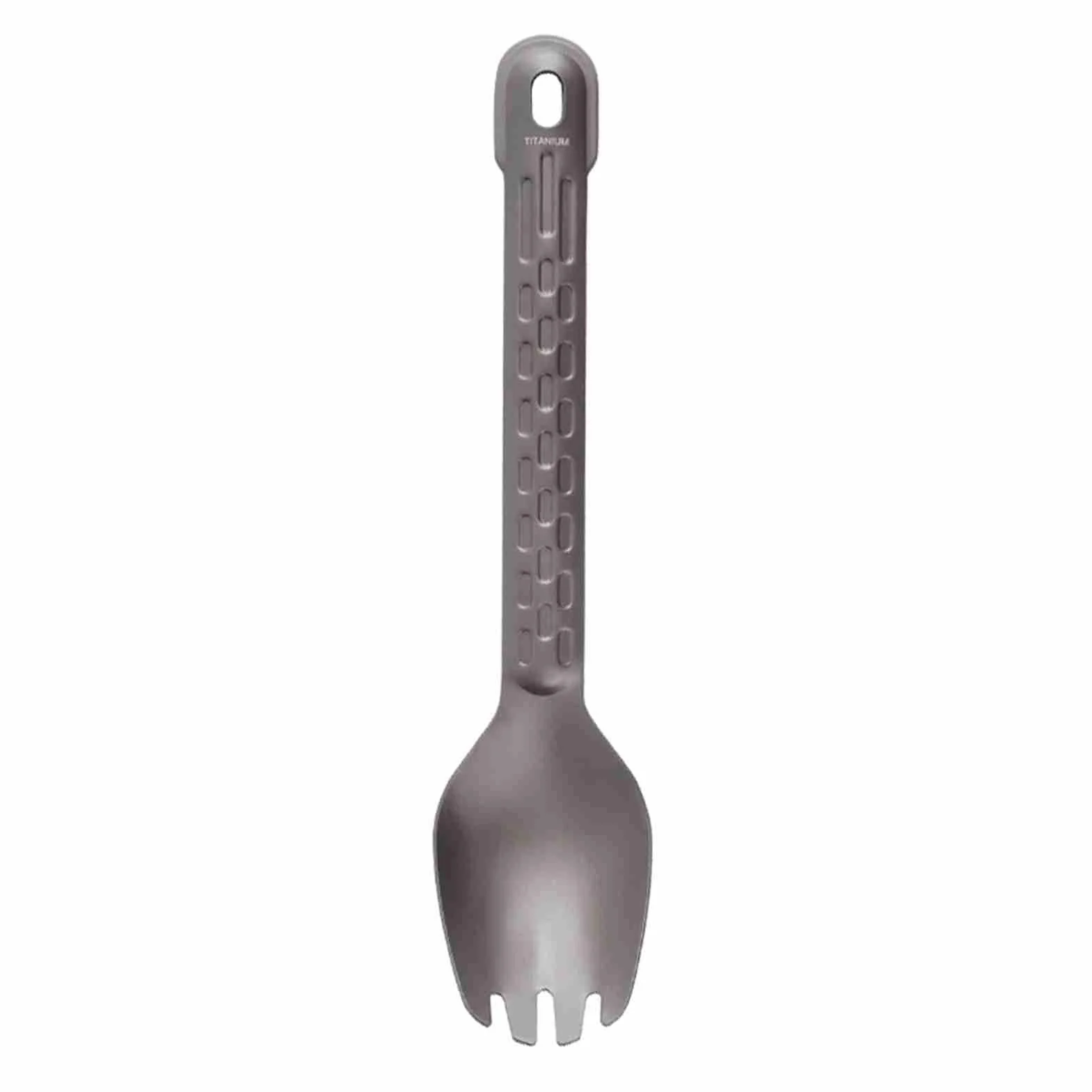 Łyżka Tytanu, Lekka i Odporna na korozję Spork do Domu, Biwakowania, Wędrówki, z Uchwytem dla Pikniku (Spork)