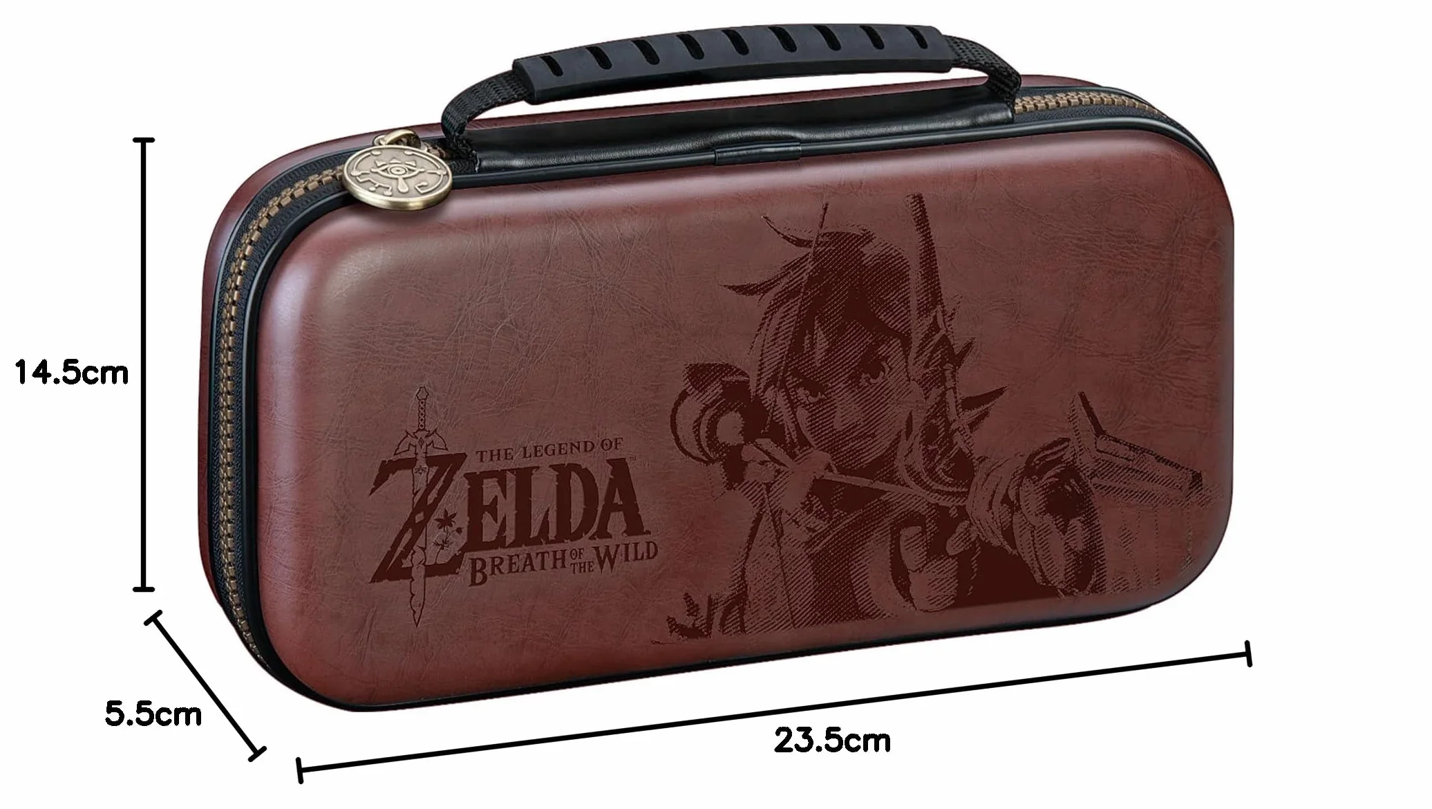 Nintendo Switch Lite Game Traveler Deluxe Case Zelda Brown