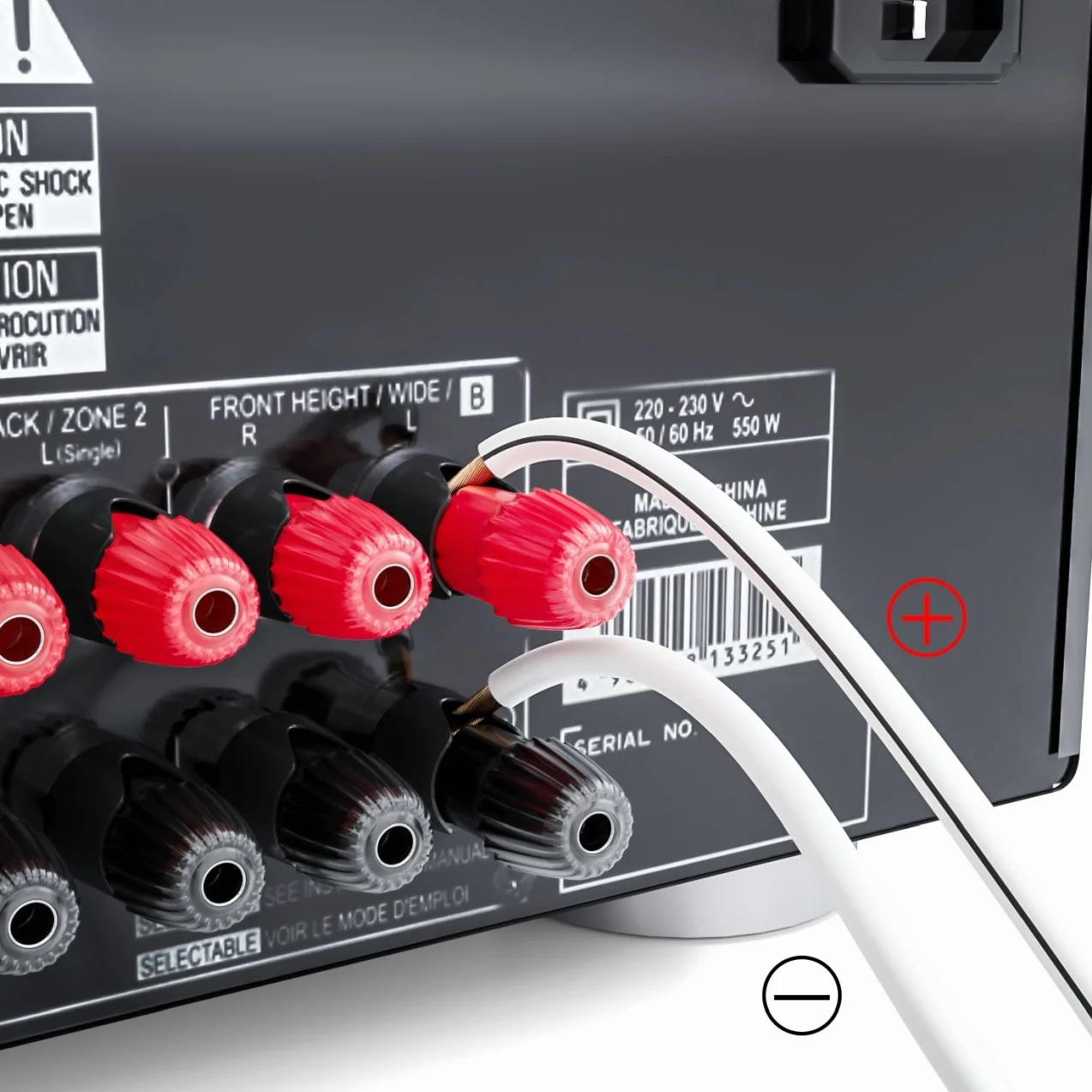 deleyCON 50m Kabel Głośnikowy 2x 0,75mm² Przewód Głośnikowy Aluminium Pokryte Miedzią CCA 2x24x0,20mm Lica Oznaczenie Biegunowości - Biały