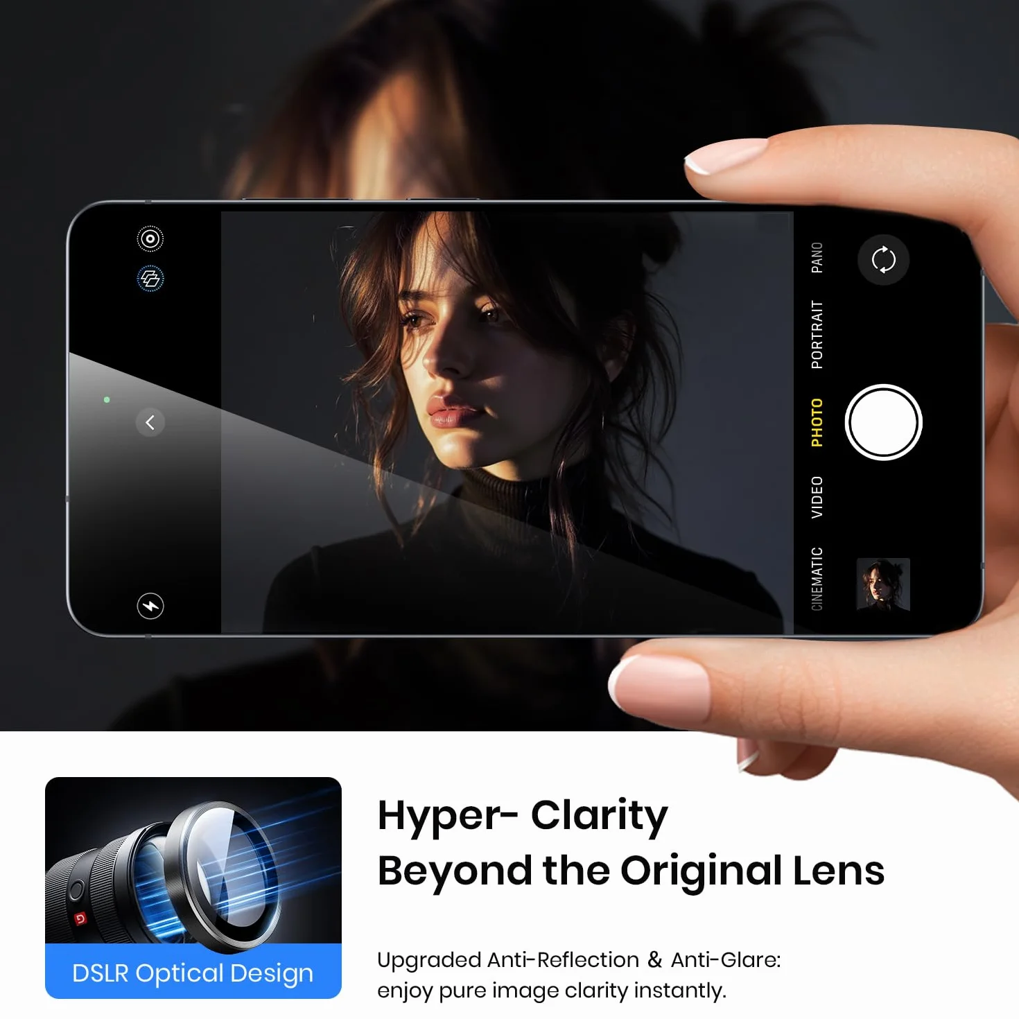 Hoerrye do Samsunga Galaxy S26 Ultra Ochrona kamery - Indywidualna ochrona kamery, antyrysunkowa, folia o twardości 9H, odporna na zarysowania, ochrona przed upadkami z wykorzystaniem stopu tytanowego