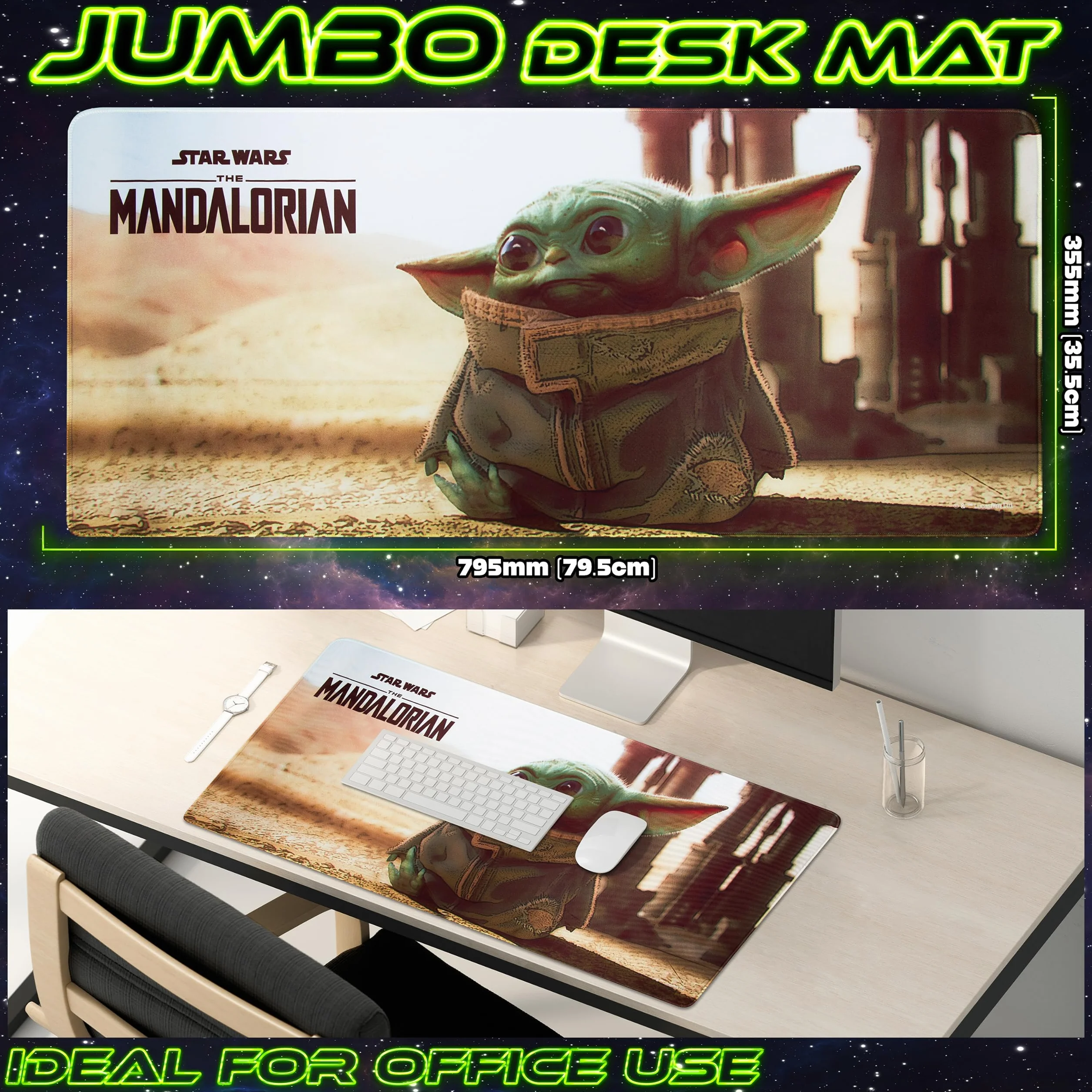 Disney Mandalorian Baby Large Myszka Yoda