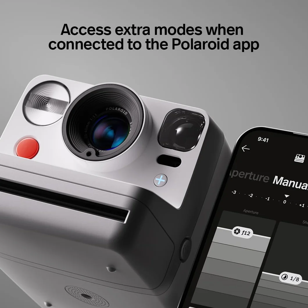Polaroid - NOW+ Generacja 3 - Aparat natychmiastowy Bluetooth połączony - Biały (9161)