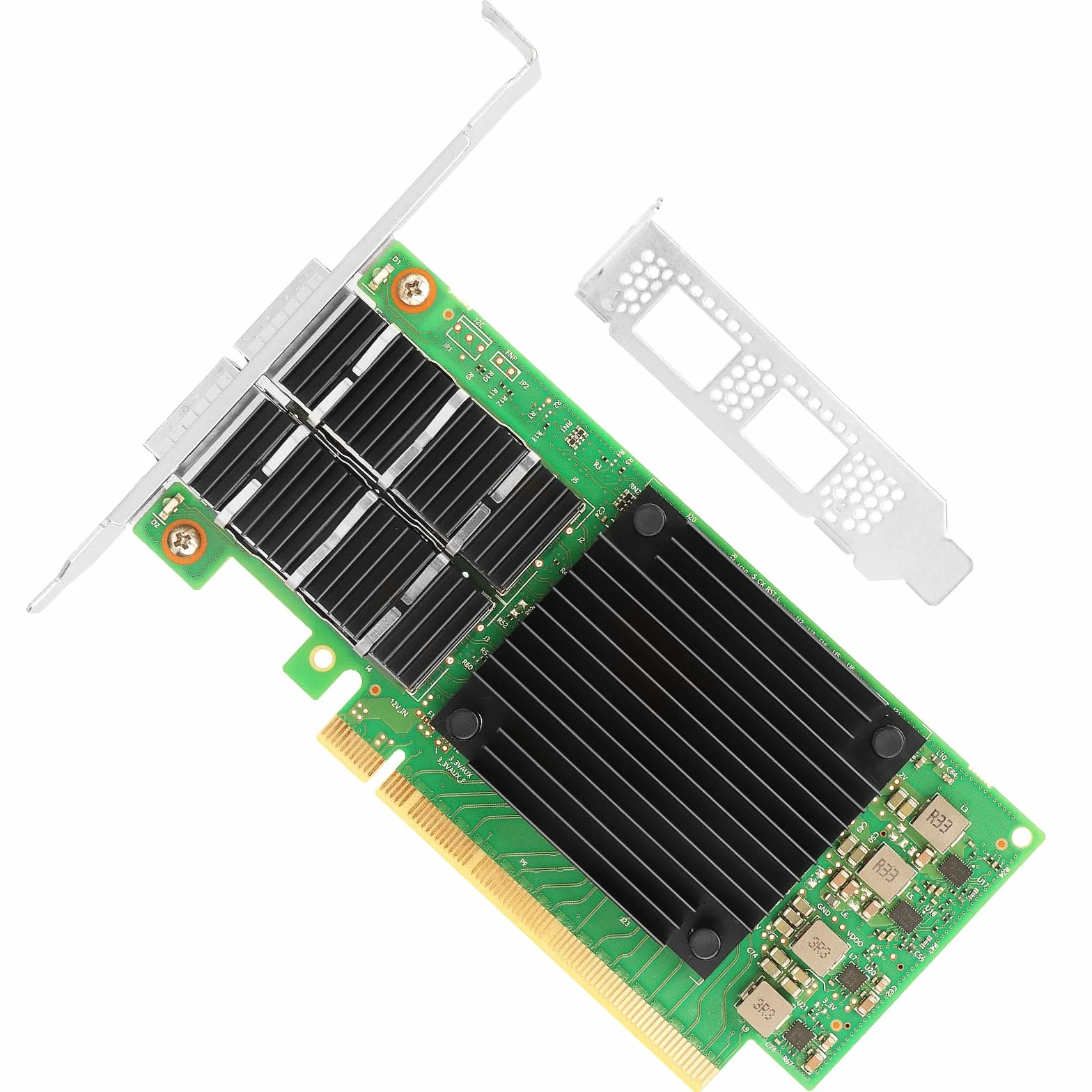 Karta sieciowa 100 GB do Mellanox MCX556A ConnectX-5 Chipset, VPI EDR InfiniBand 100 GbE Dual-Port QSFP28, PCIe4.0 x16 InfiniBand/Ethernet Adapter Card Support Windows Server/Linux/VMware