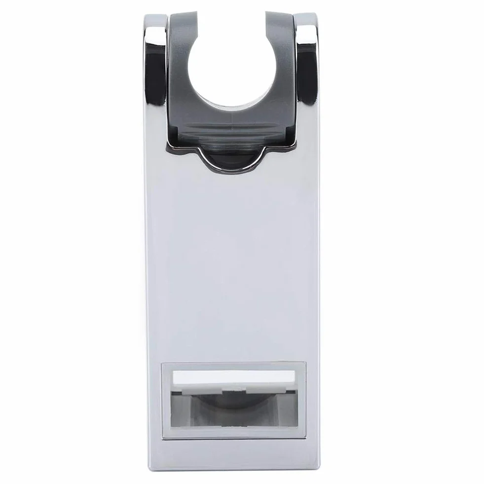 DEWIN Uchwyt na słuchawkę prysznicową do rury 30 mm x 15 mm, regulacja wysokości S, chromowane szyny ślizgowe, uchwyt na głowę, narzędzie stojące do łazienki w domu hotelu