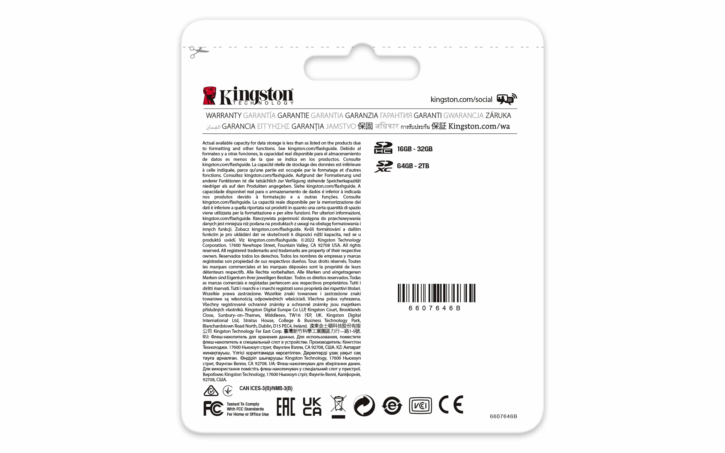 Kingston SDR2/128GB Karta Sd, Czarny, 128GB