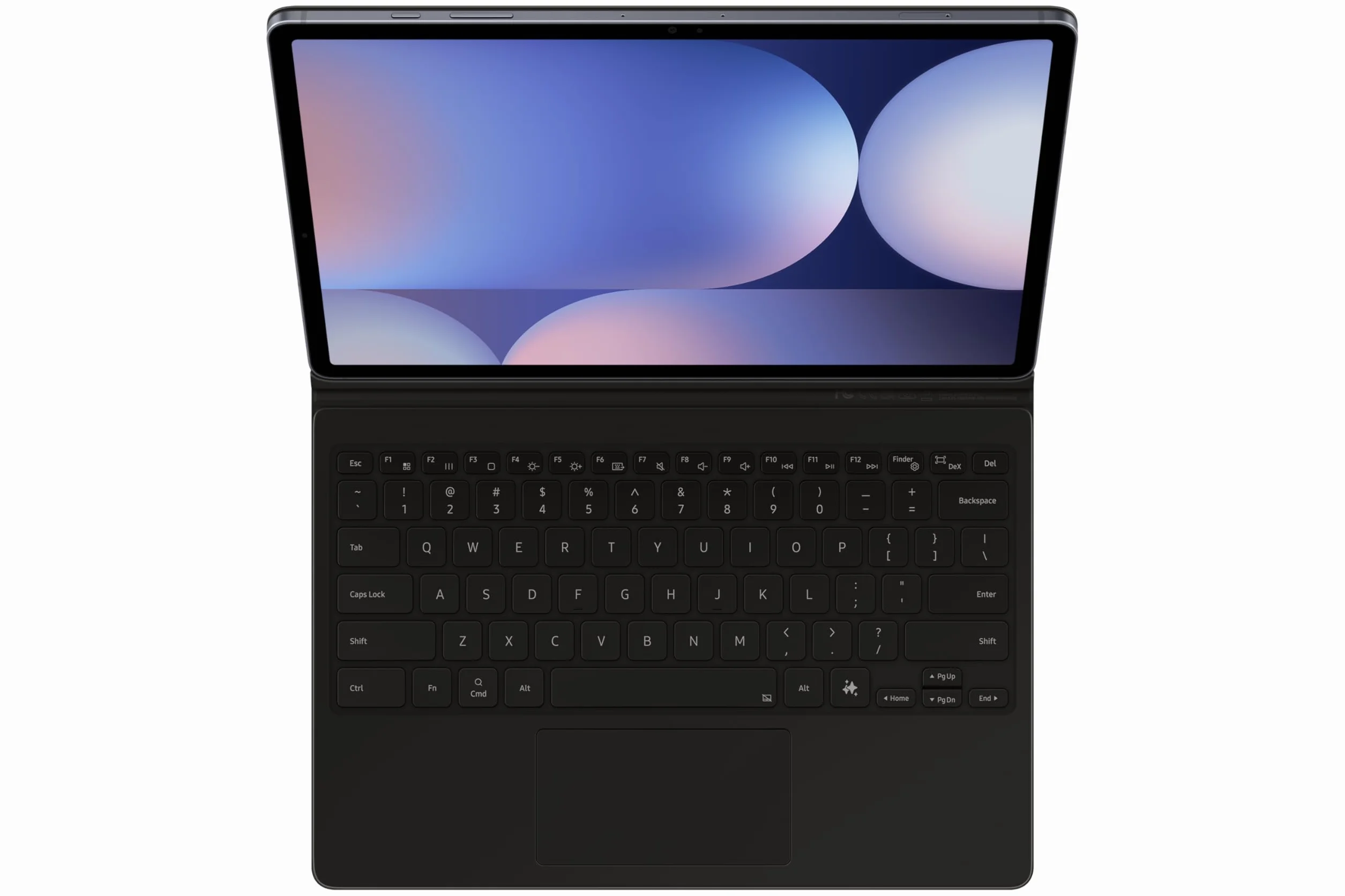 Samsung S10+ Book Tablet Cover z klawiaturą AI czarny