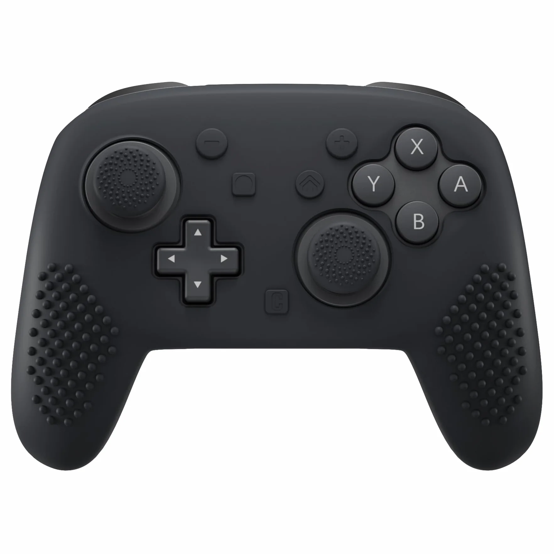 PlayVital Osłona Ochronna do Switch 2 Pro Etui Uchwyt Kontrolera Pokrowiec Silikonowy do Switch 2 Pro z Nakładkami na Przyciski/Joysticki i Naklejkami,Antypoślizgowa Osłona Kontrolera–Czarna