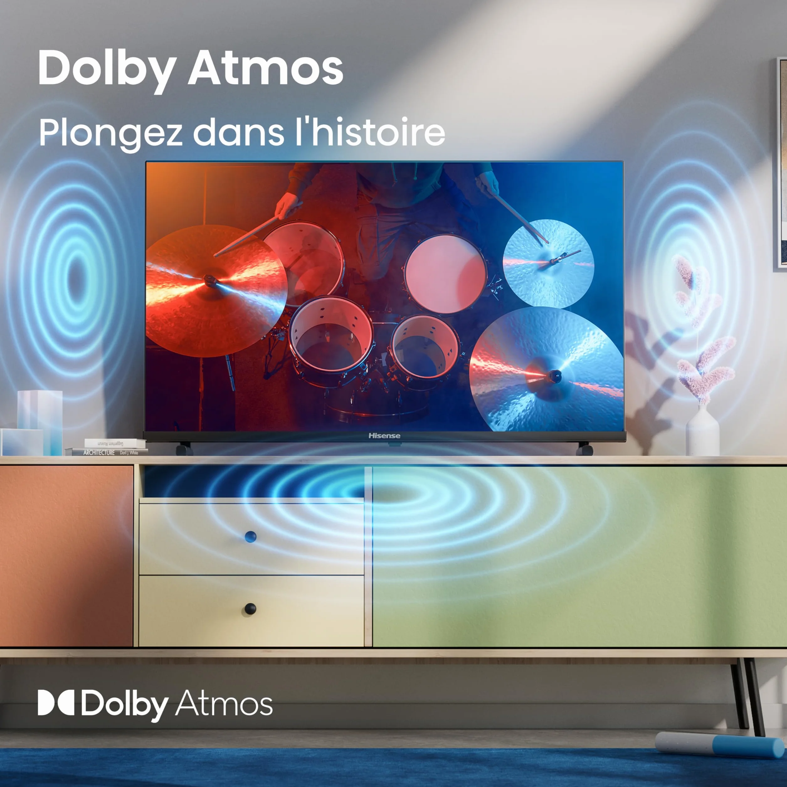 Hisense 32A5Q Smart TV QLED 32" (80 cm) Full HD | Dolby Atmos | VIDAA U9 | Tryb gry | bez krawędzi