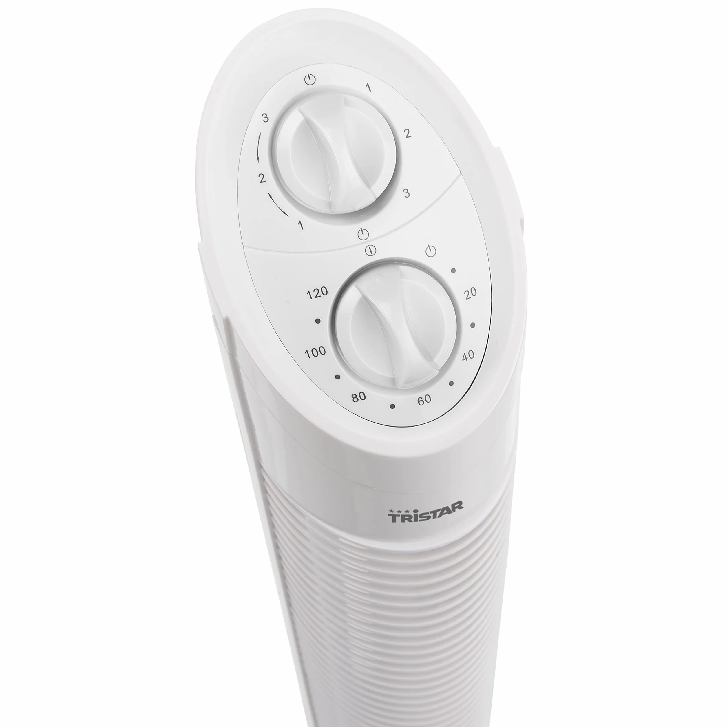 Tristar VE-5905 wentylator kolumnowy 73 cm 3 prędkości timer oscylacyjny biały