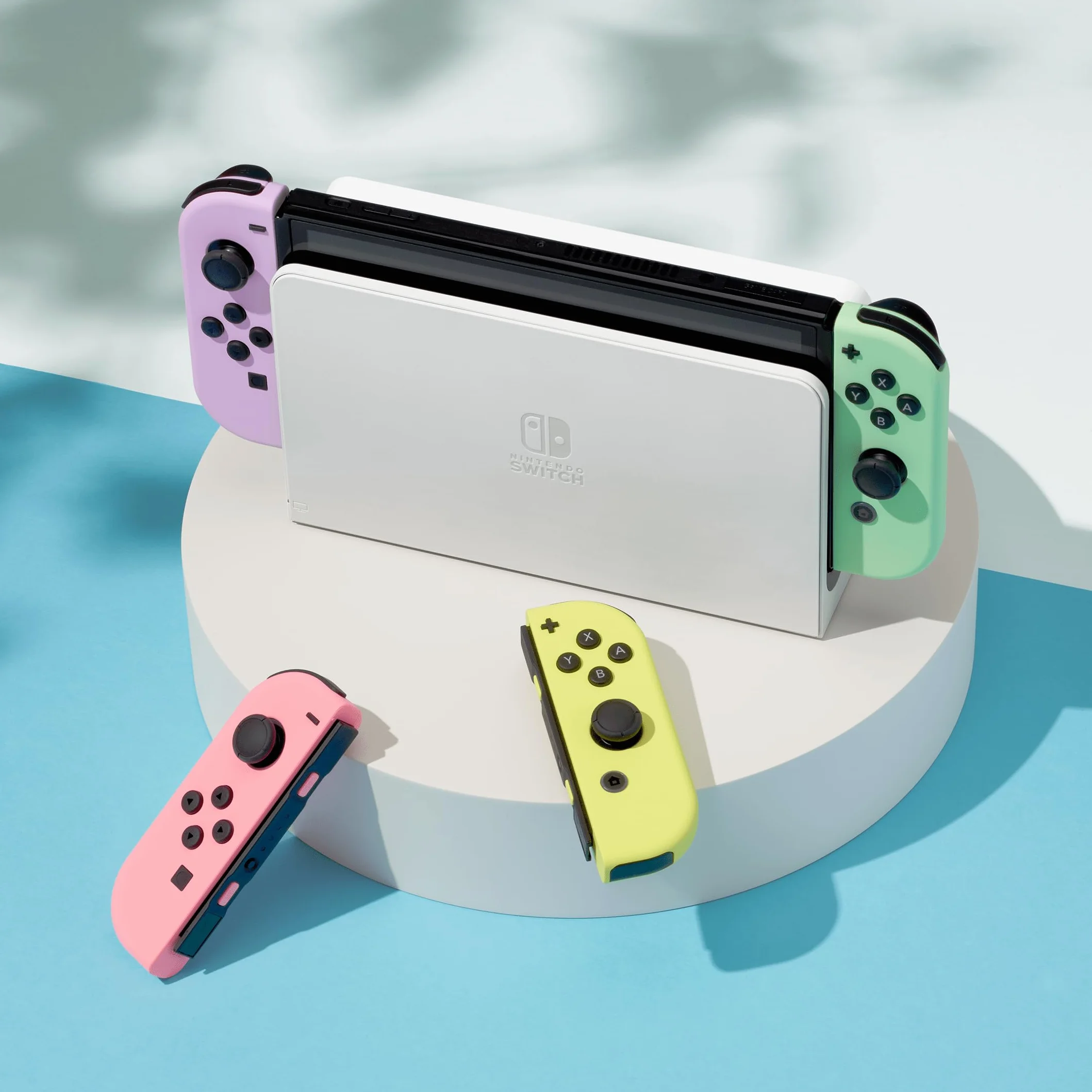Joy-Con Pair Pastel Pink/Pastel Yellow (Nintendo Switch)