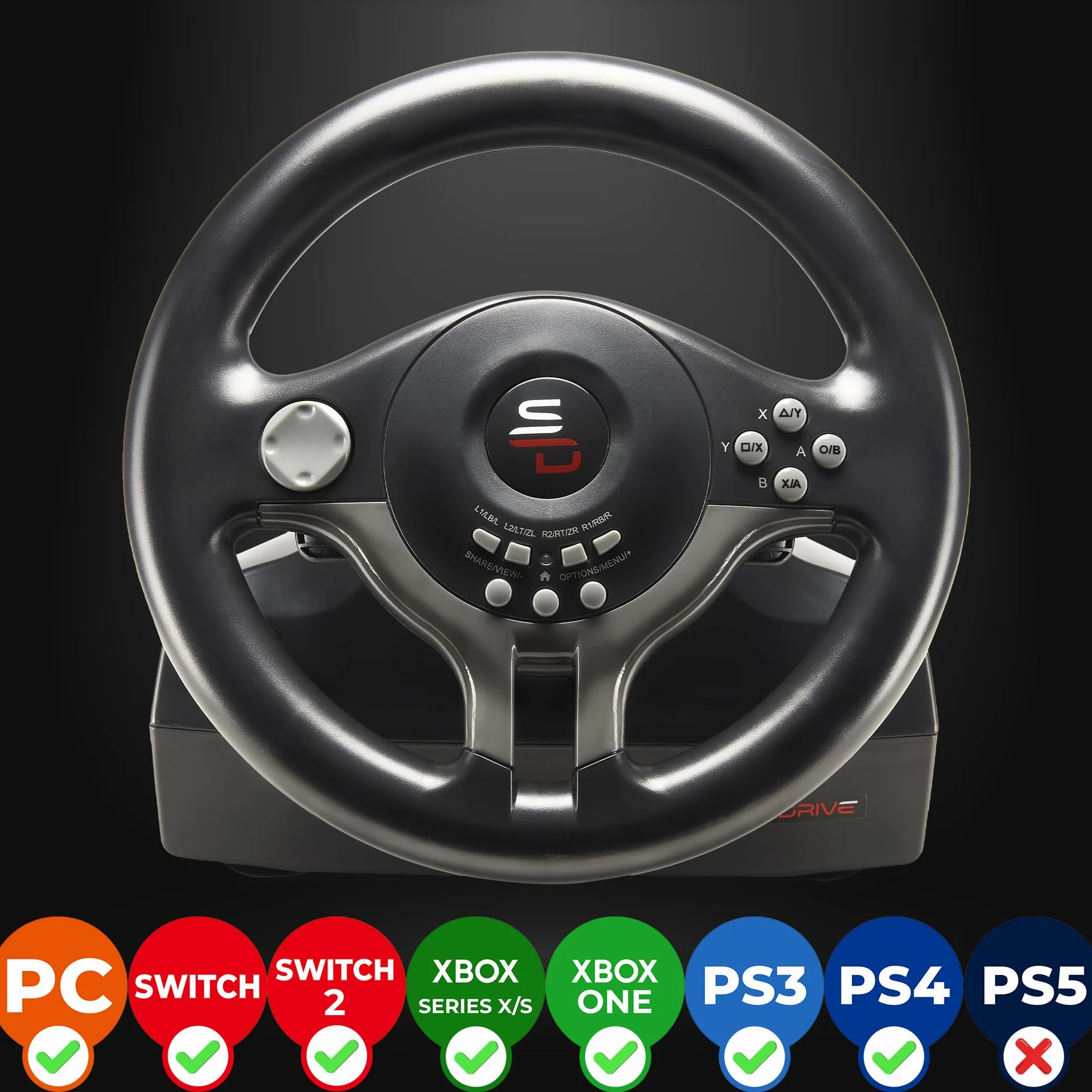 Subsonic Zestaw Volant + Pédalier Superdrive Driving Wheel SV200