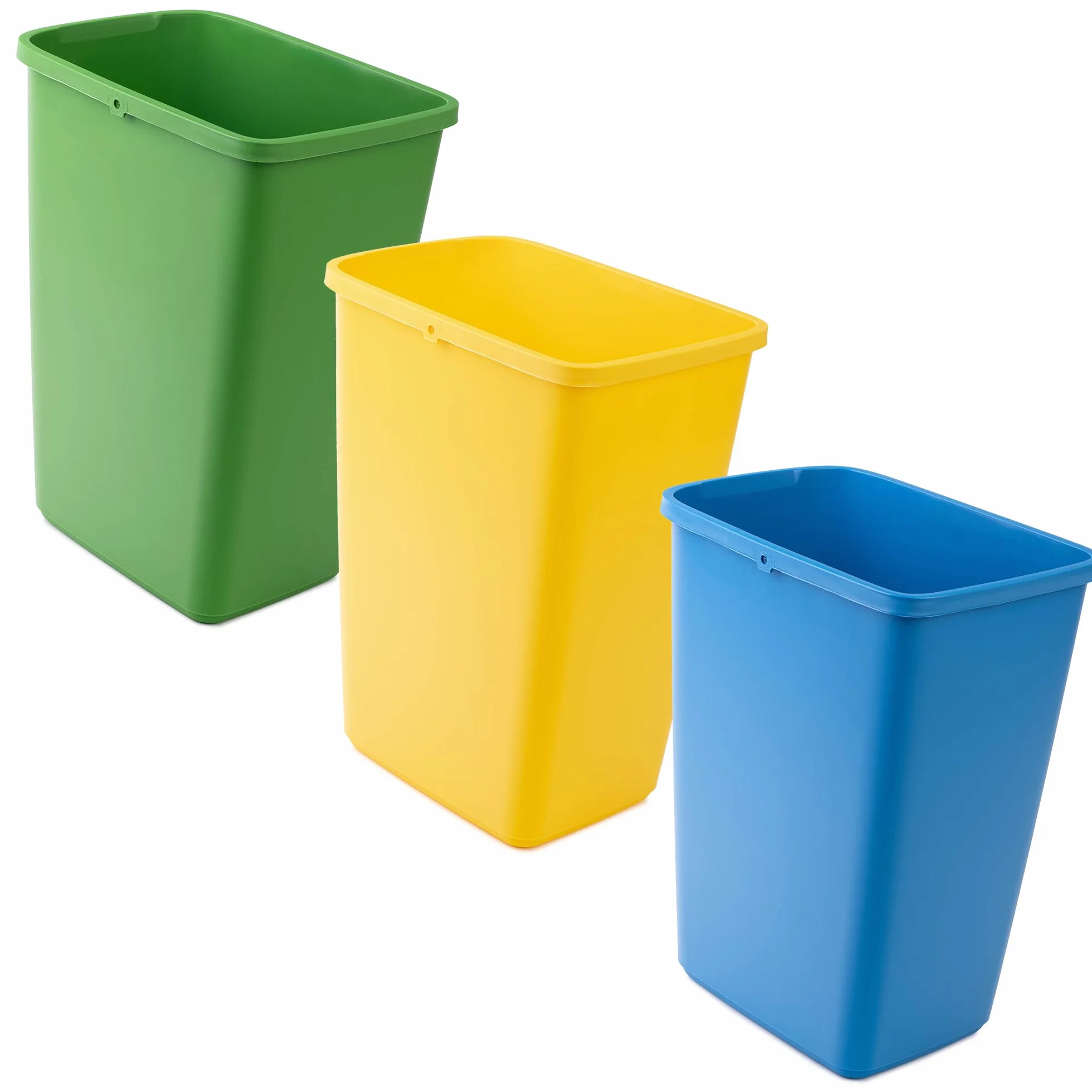 KADAX Sorter odpadów 3x12 l do segregacji szkła plastiku papieru