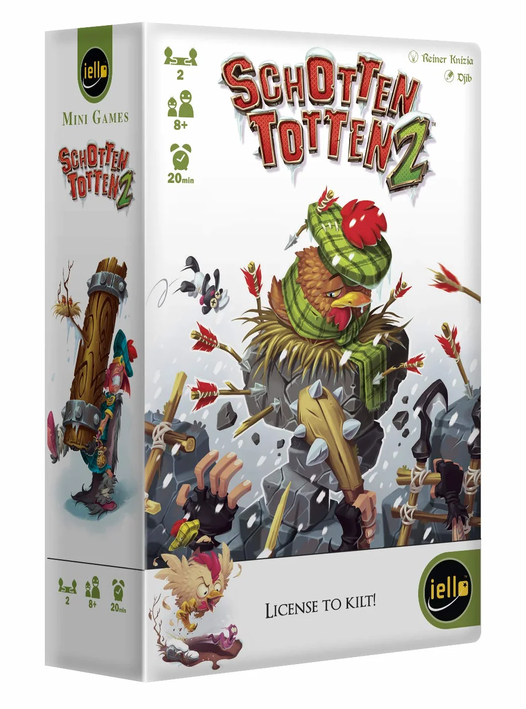 Iello, Schotten Totten 2, Board Game, Ages 8+, 2 Players, 20 mins Minutes Playing Time