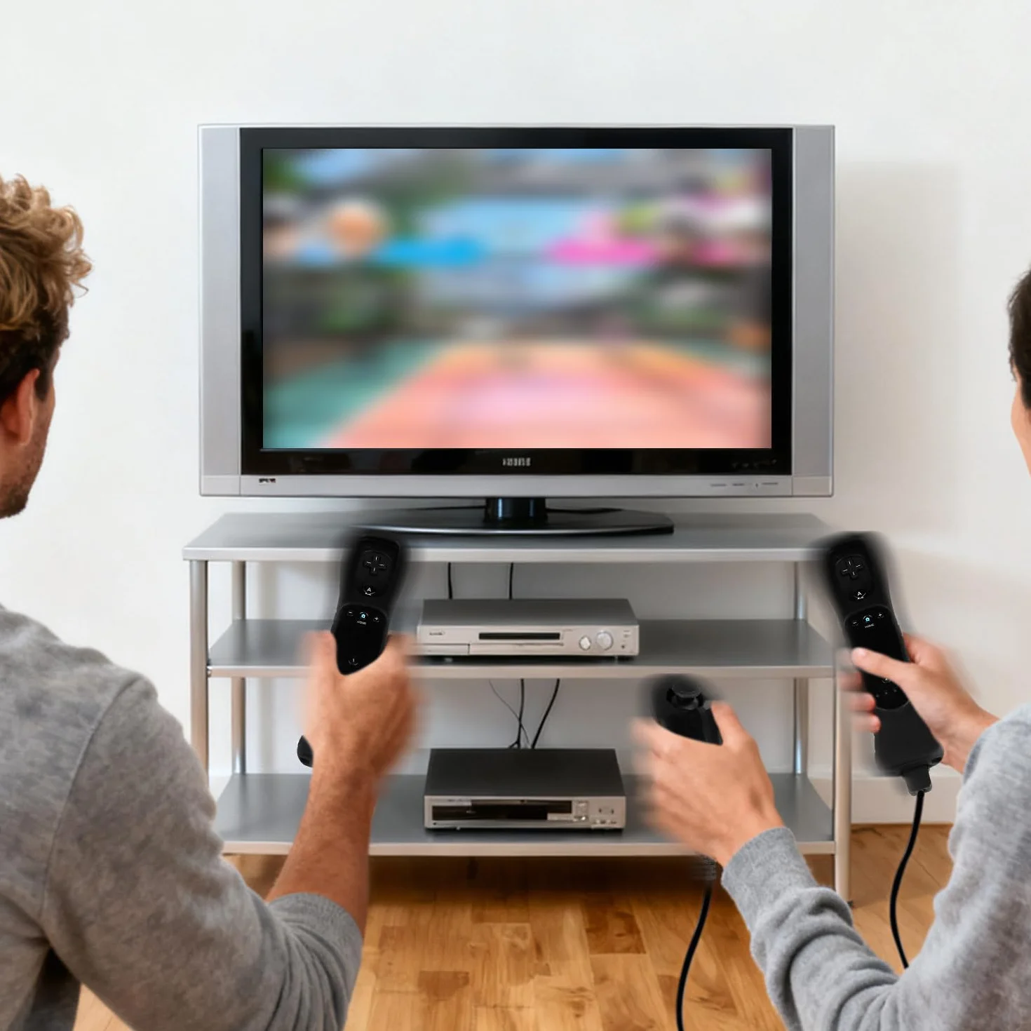 OSTENT Motionplus Motion Plus + silikonowe etui kompatybilne z Nintendo Wii pilot do gier, kolor czarny