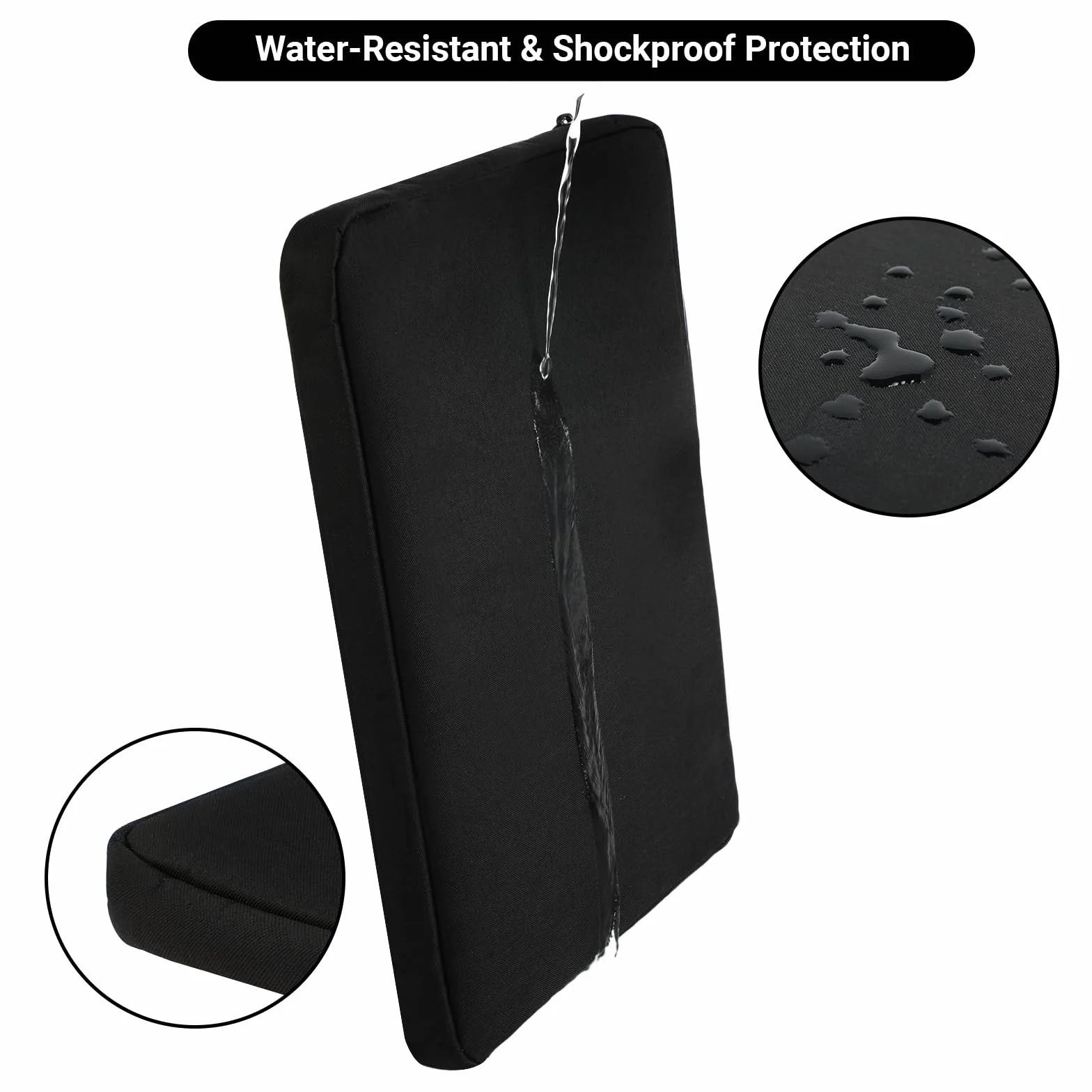 MacBook Air Etui - Torba na Laptopa 13 cali, Wodoodporna, Trwała Pokrowiec z Płótna, Ochrona Przed Zadrapaniami, Idealna do Podróży i Biura (13 cali) (Czarna)