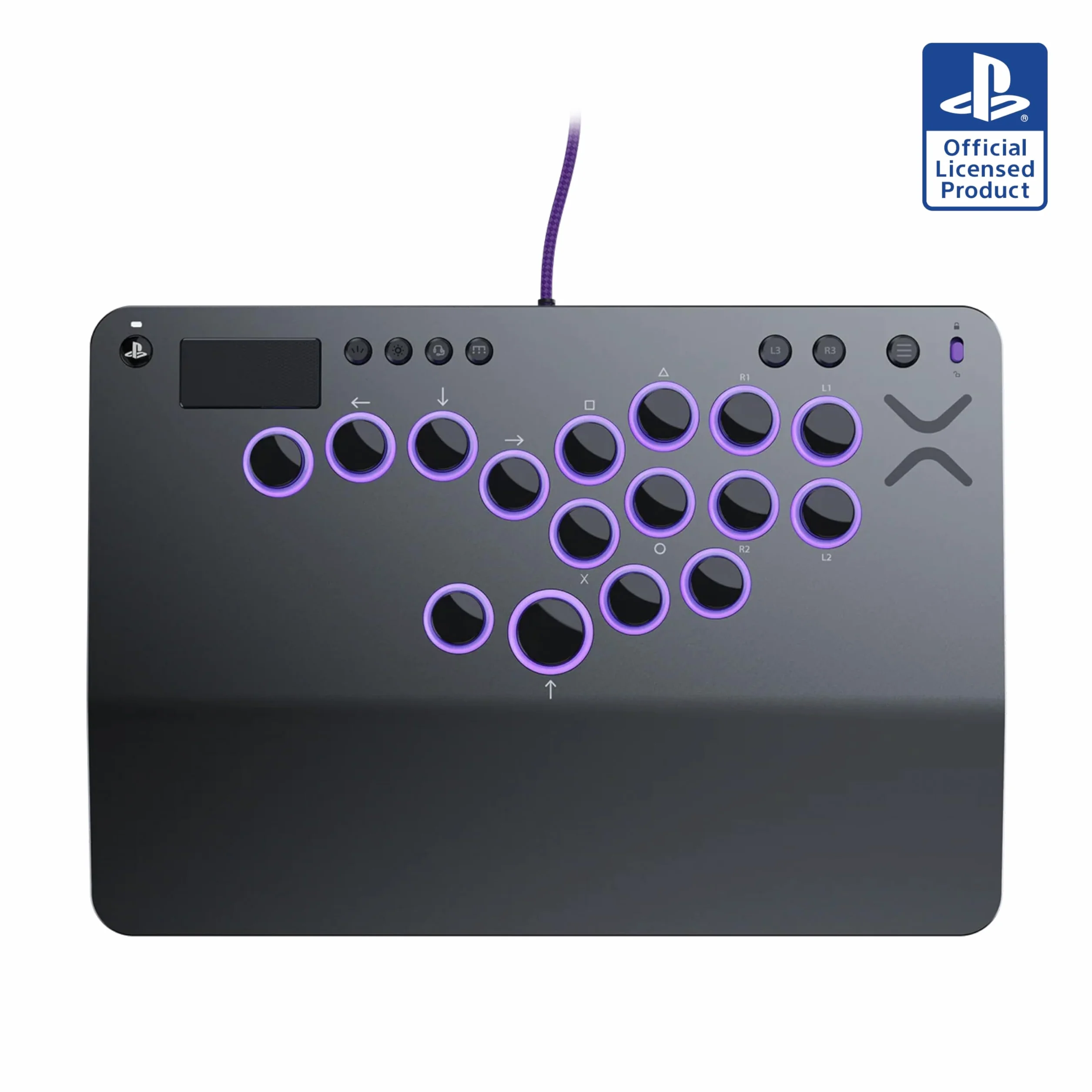 Turtle Beach Victrix Pro KO Leverless All Button Fight Stick for PlayStation 5, Officially Licensed PS5|PS4, Windows 10/11 PC, Customizable eSports Tournament Ready Controller, Gray