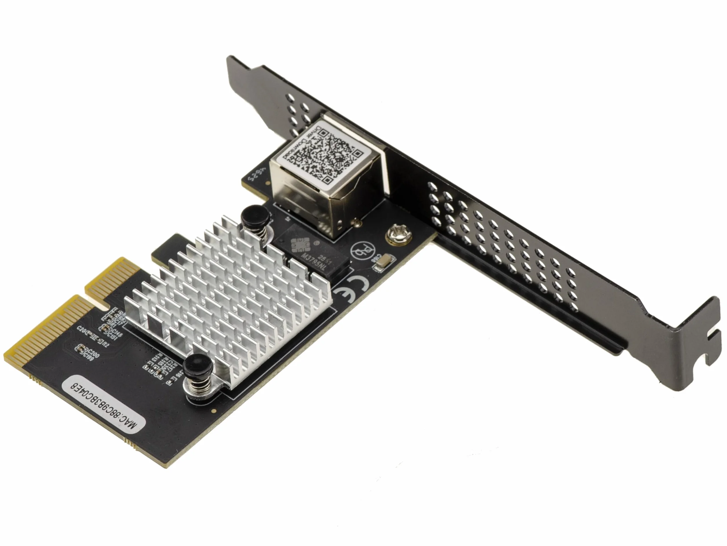 KALEA-INFORMATIQUE Karta kontrolera sieciowego PCIe x4 Gen 4.0 10 Gigabit Ethernet, kompatybilna z 1G, 2.5G, 5G, 10G, złącze RJ45, chipset Realtek RTL8127, kompatybilna wstecznie z Gen 3.0