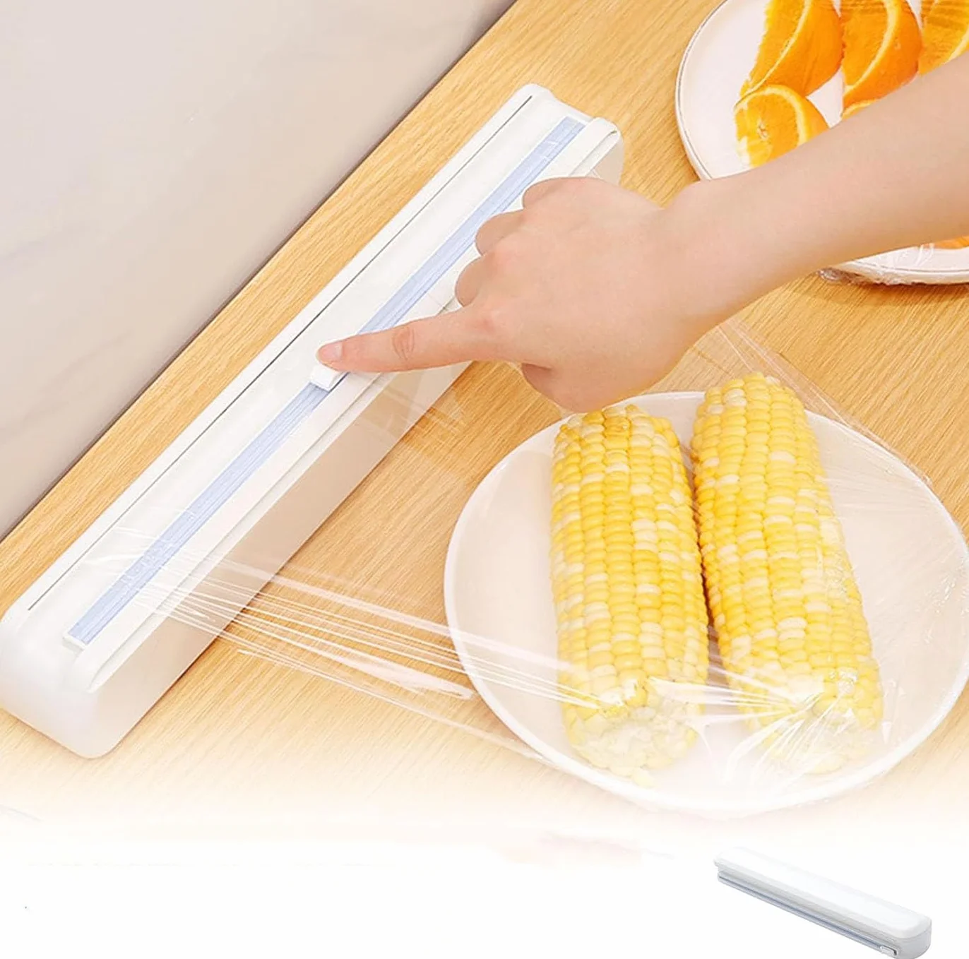 Dozownik folii spożywczej z przesuwnym nożem 32 cm 4,5 cm