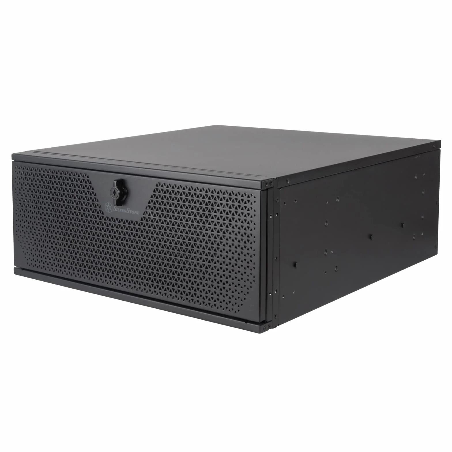 SilverStone Technology SST-RM44-4HE-obudowa do serwera rackmount z ulepszoną kompatybilnością chłodzenia cieczą, czarna