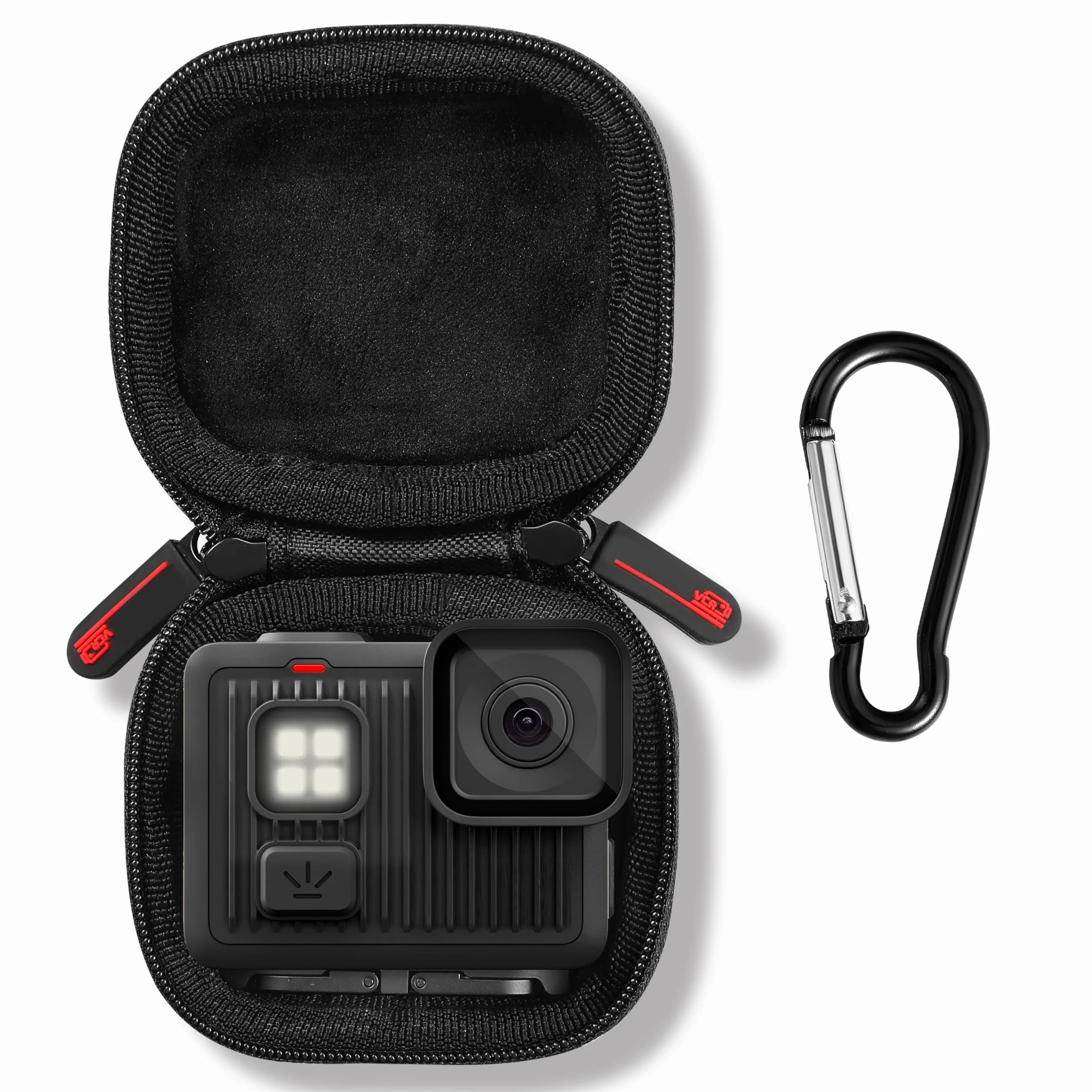 Przenośna walizka do gopro Hero 4K / Lit Akcesoria Hero Hard Shell PU Cover Ochrona przechowywania MINI Torba podróżna Przenośne walizki z karabiną Kamera akcji
