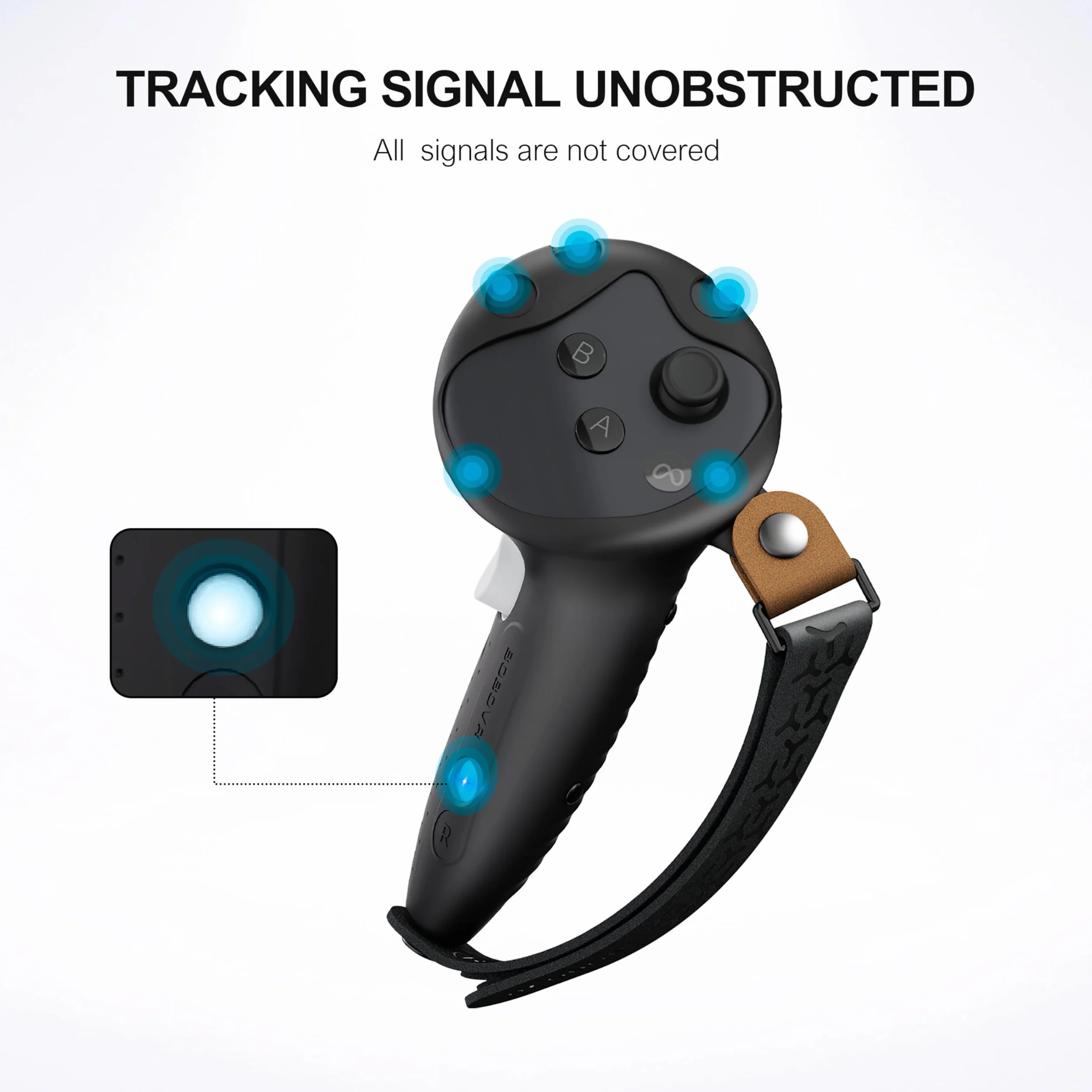 BOBOVR G3 PLUS Controller Grips Kompatybilny z Akcesoriami Quest 3/Quest 3S,Dodatkowe 0,71 Cala dla Lepszego Wyczucia w Dłoni