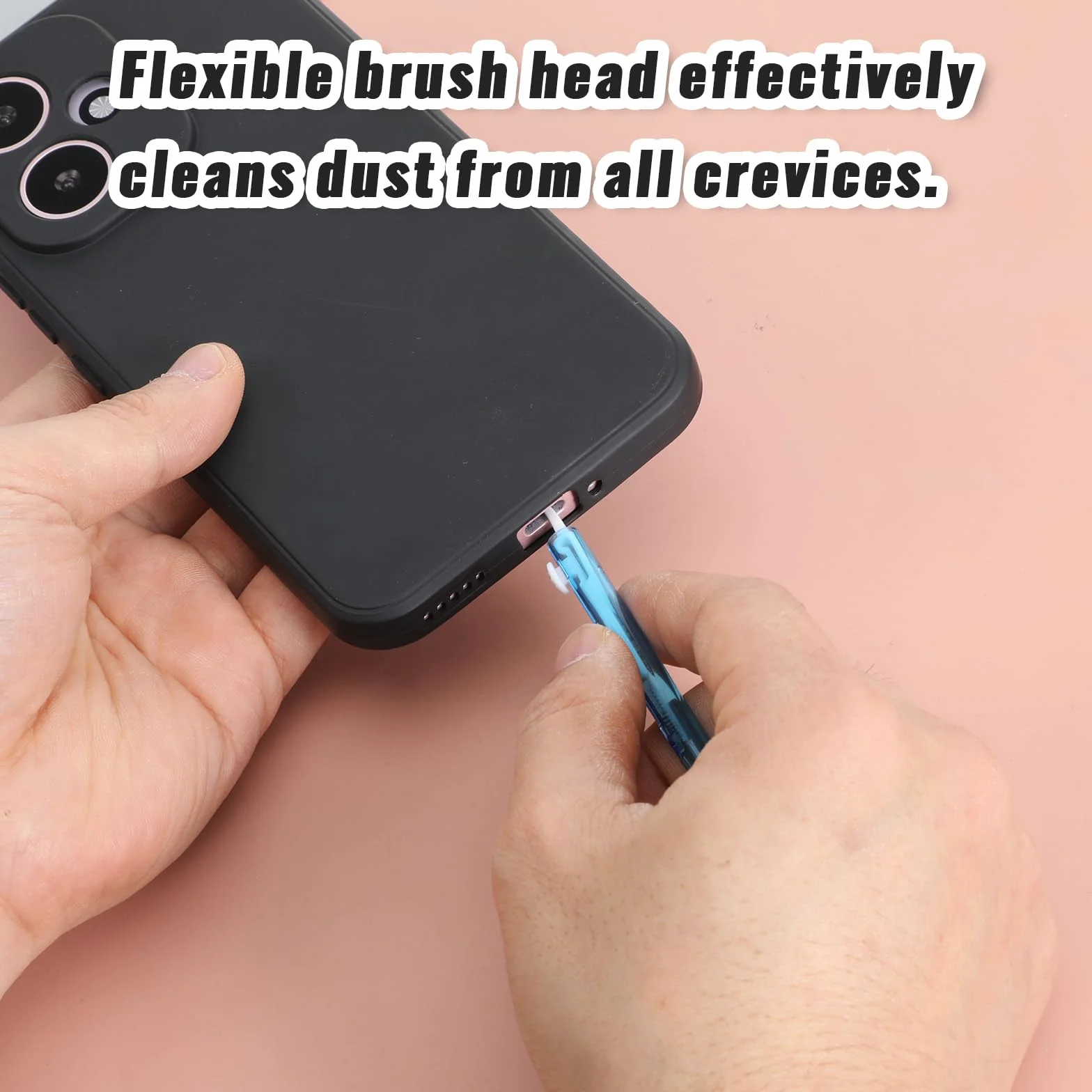 10 sztuk USB C zestaw do czyszczenia telefonu komórkowego, gniazdo ładowania telefonu, zestaw do czyszczenia głośników, szczotek do czyszczenia telefonu, portu, mini szczotki do czyszczenia smartfonów