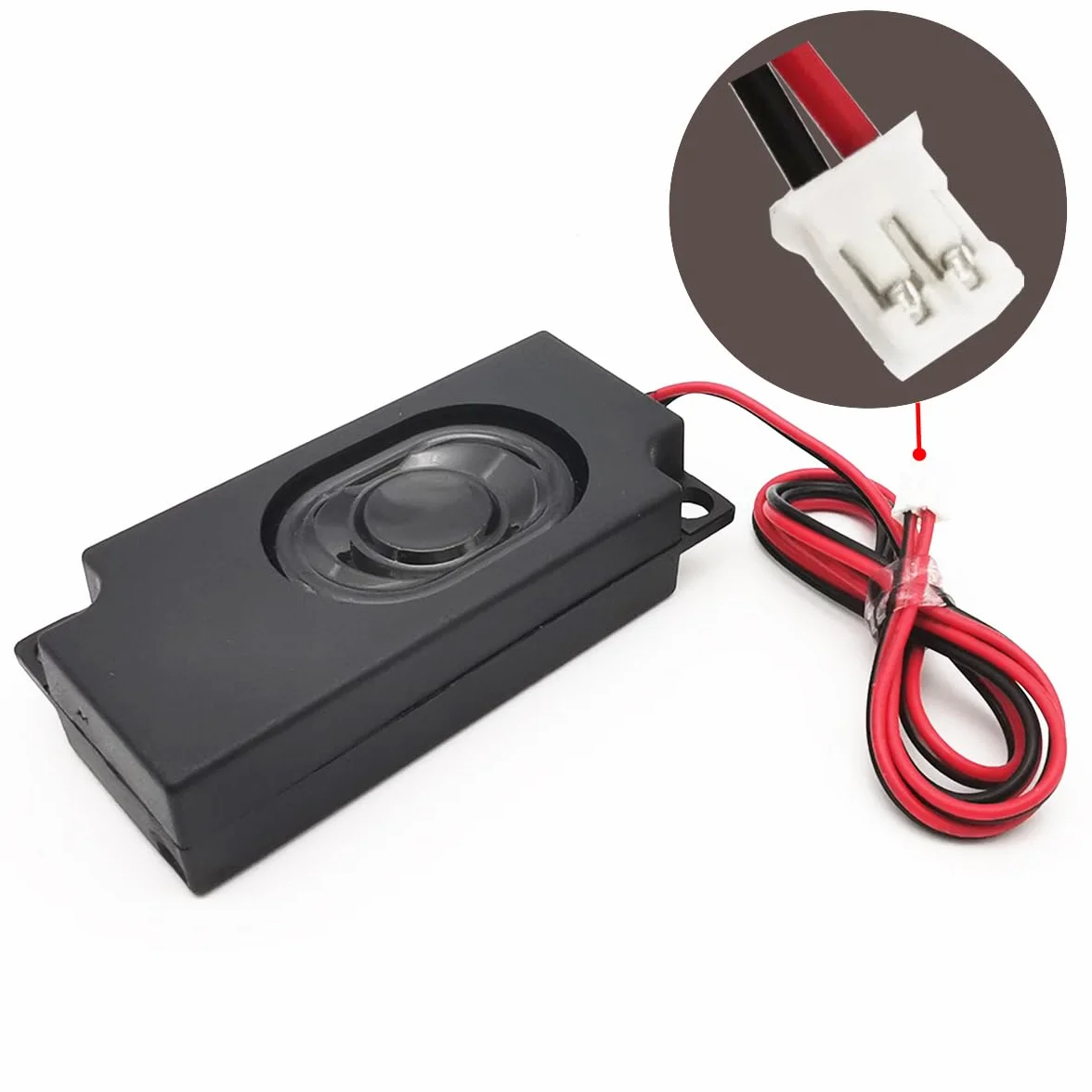 CTRICALVER 8 Ohm 3W Przenośny mini głośnik o wysokiej częstotliwości z interfejsem JST-PH2.0 2-stykowym do małych projektów elektronicznych DIY (4 szt.)