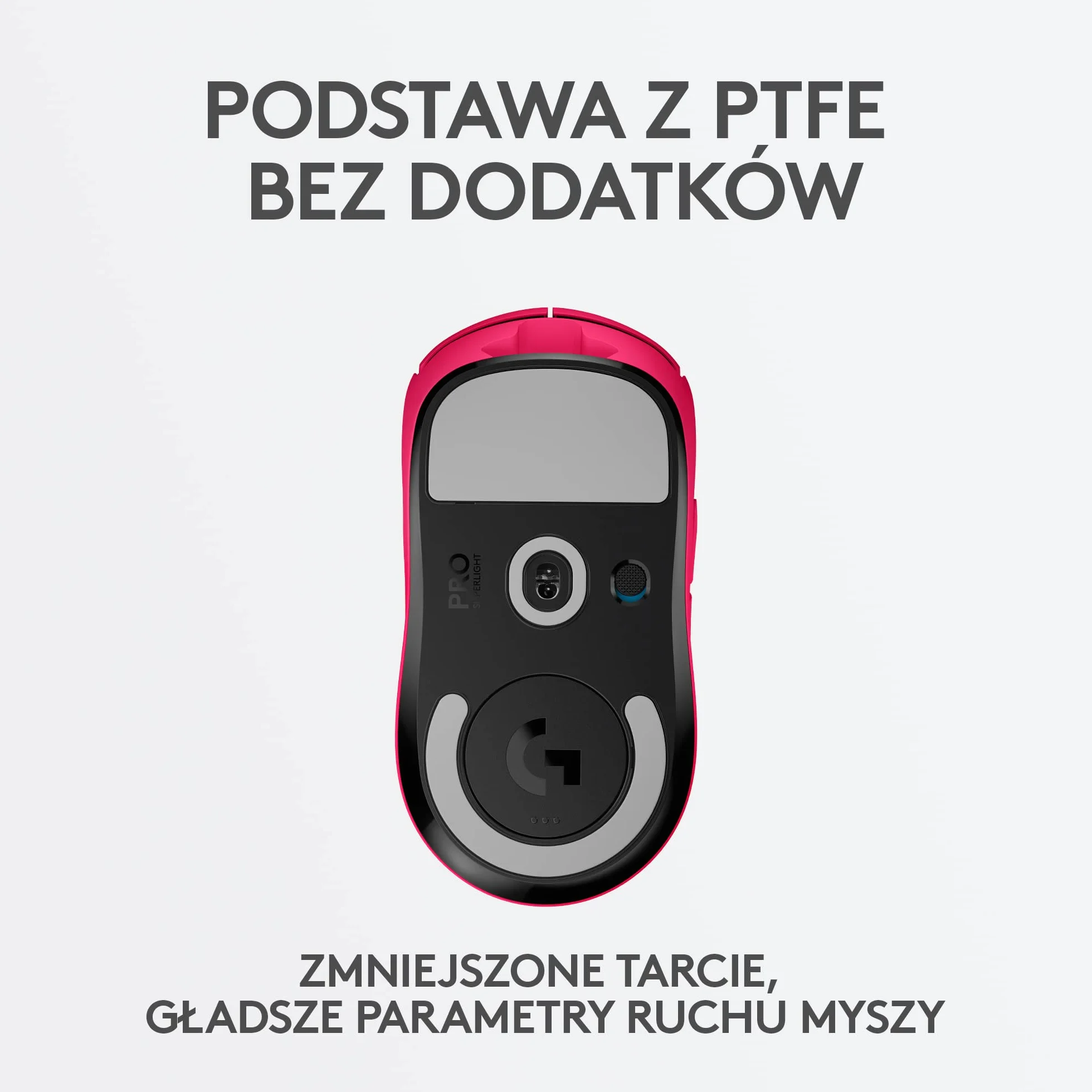 Syktcjgs Logitech G Bezprzewodowa mysz dla graczy PRO X SUPERLIGHT