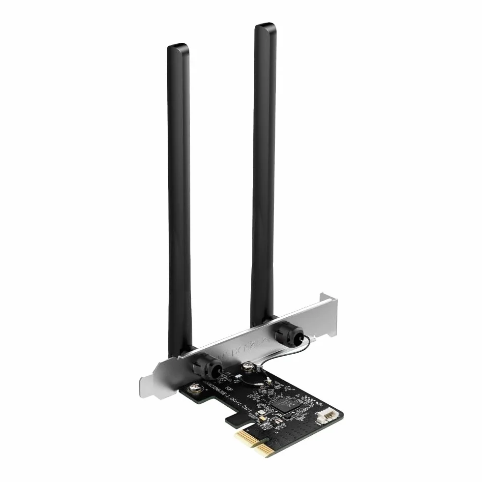 MERCUSYS MA30E Wi-Fi 5 AC1200 dwuzakresowy adapter PCIe, Bluetooth 5.0, MU-MIMO, WPA3, 2 x antena o wysokiej wydajności, kompatybilna z Windows 11/10