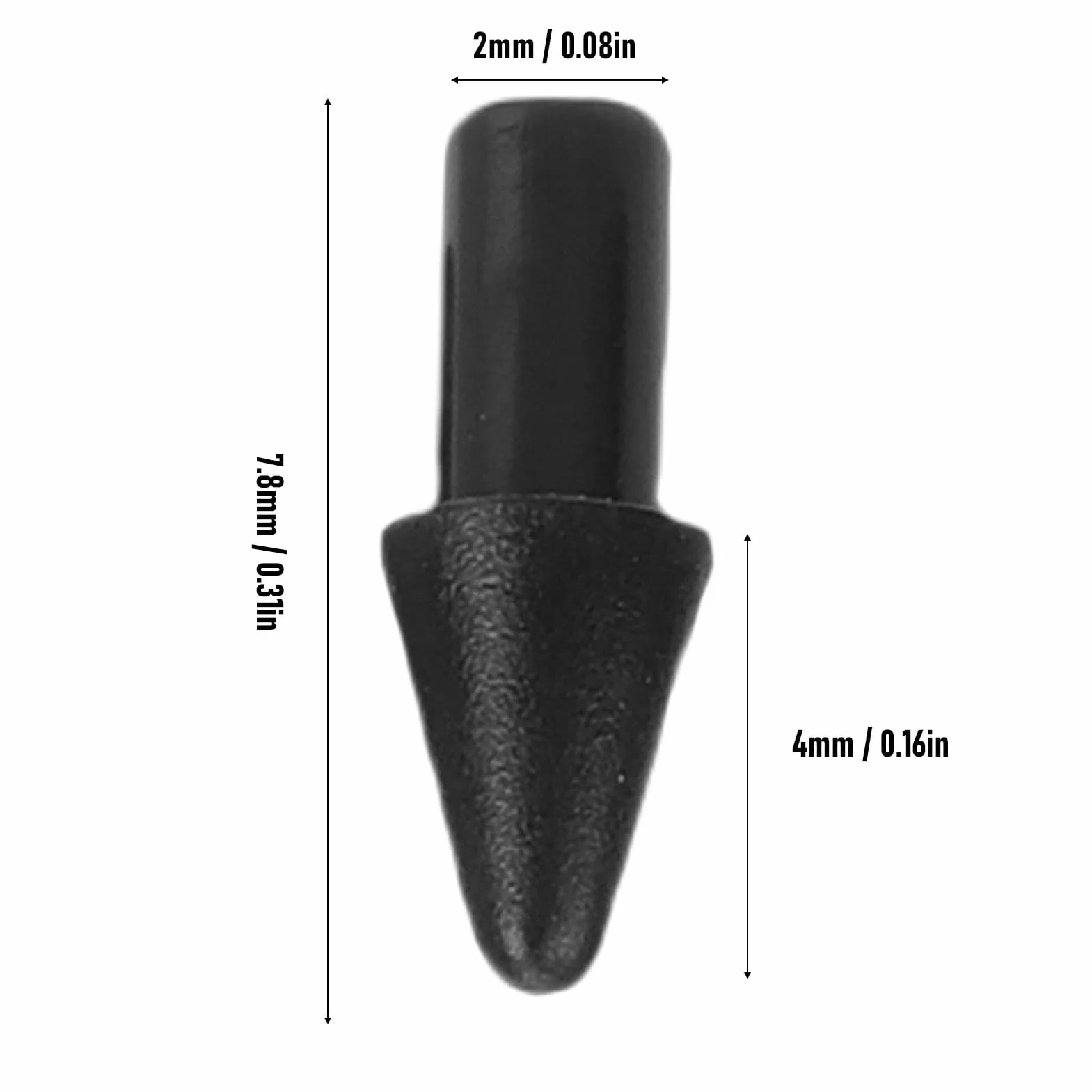 Generic ReMarkable Paper Pro Stylus Pen Stalówki Wymienne Końcówki do Dokładnego Pisania, 10 szt. Odpornych na Zużycie Stalówek do Markera Plus, Nadaje się Codziennego Pisania i Szkicowania