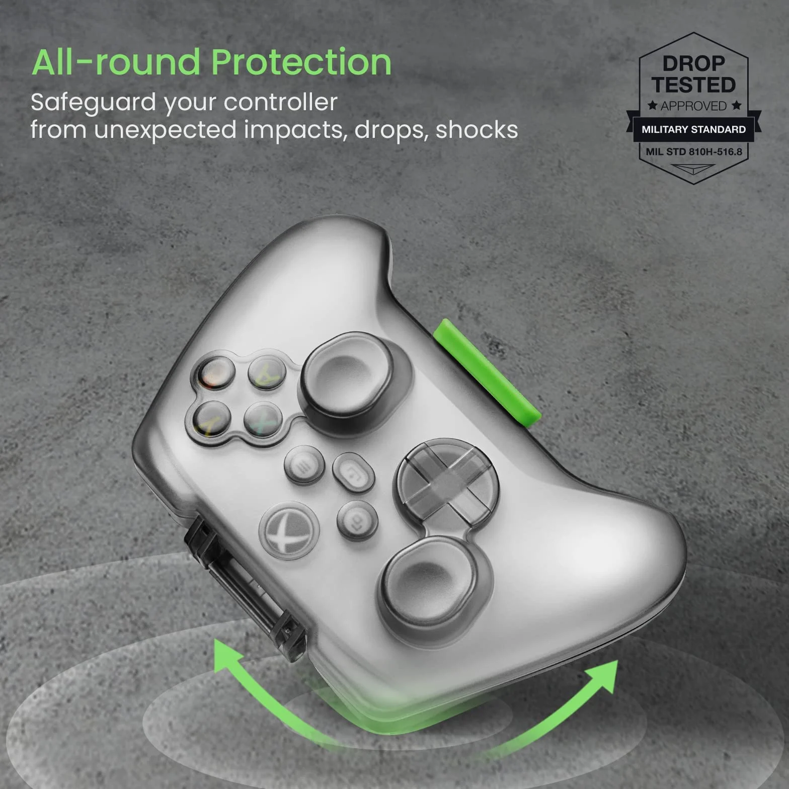 Tomtoc Bezprzewodowe Etui na Kontroler Xbox, Twarde Etui Ochronne dla Kontrolerów Bezprzewodowych i Pilotów Microsoft Xbox Series X/S 2020, Ultracienkie, Lekkie i Kompaktowe