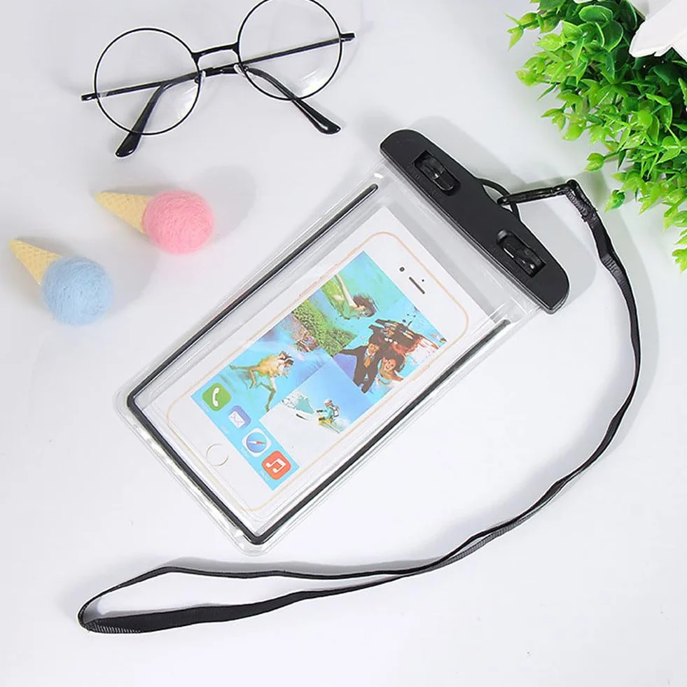 Wodoszczelne etui na telefon komórkowy, [2 sztuki], 7,5", wodoszczelne etui, TPU, do iPhone 16, 15 Plus, 14, 13, 12, 11 Pro, Max, Samsung S24, S23, S22 Ultra