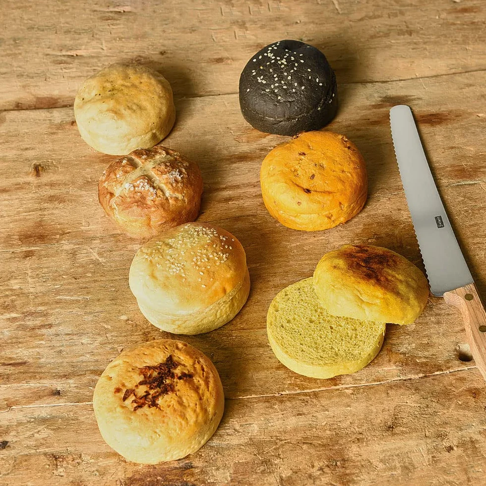 Lurch FlexiForm Burger Buns zestaw 2 formy do pieczenia z silikonu 8,5 cm