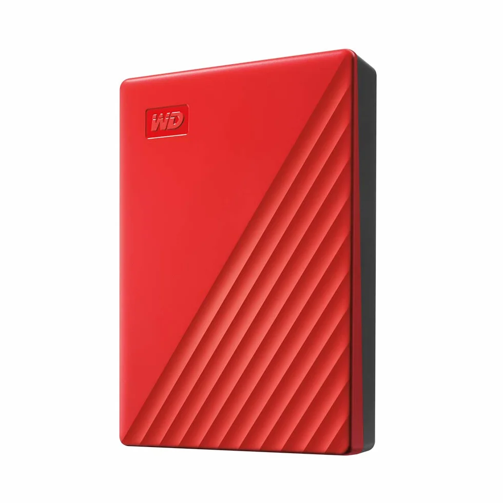 WD 4 TB My Passport Portable HDD USB 3.0 with software for device management, backup and password protection - Red - Works with PC, Xbox and PS4